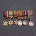 A SECOND WORLD WAR AND LATER GROUP OF SIX MINIATURES.