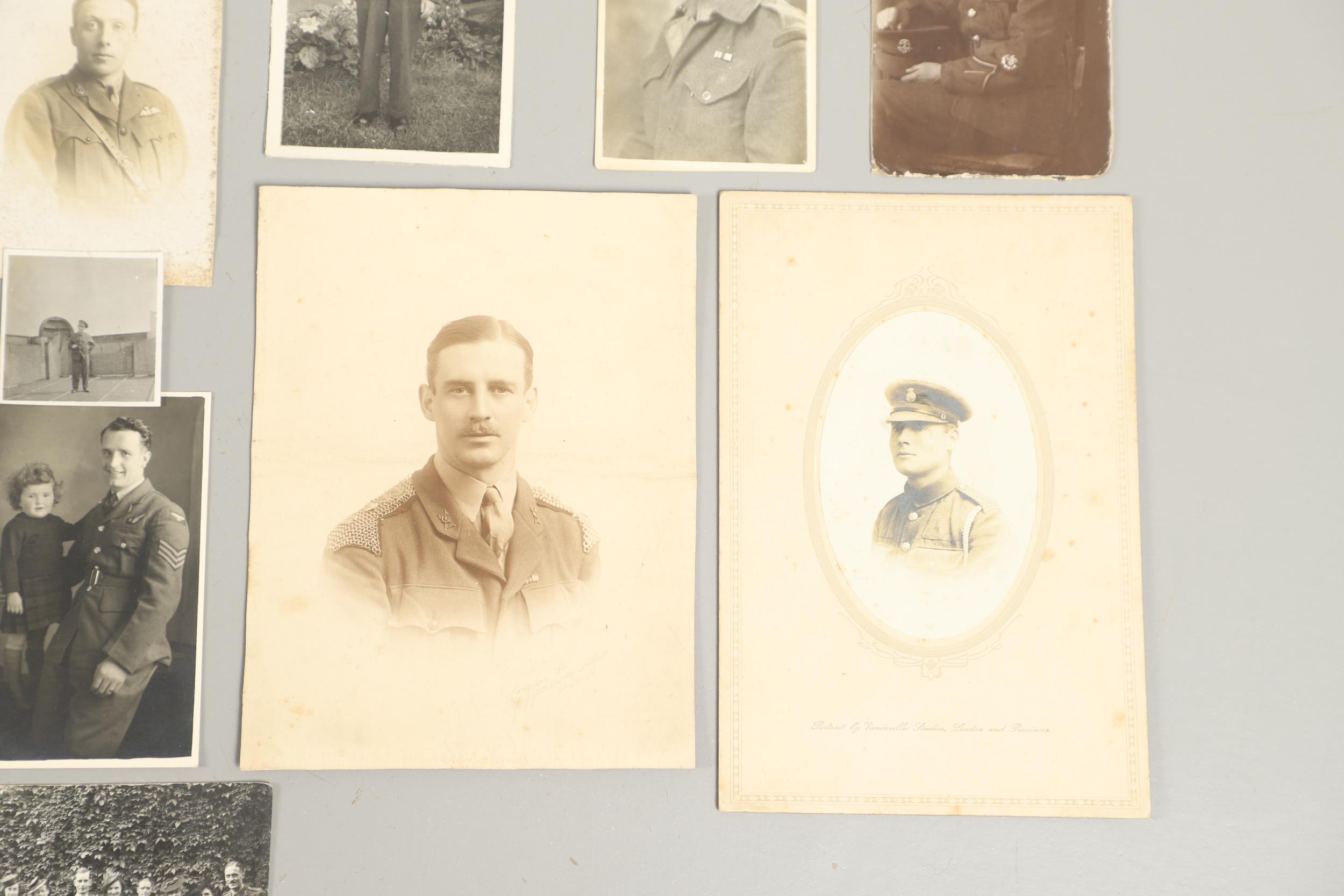 AN INTERESTING COLLECTION OF PORTRAIT PHOTOGRAPHS OF MEN IN UNIFORM TO INCLUDE ROYAL FLYING CORPS AN - Image 8 of 26