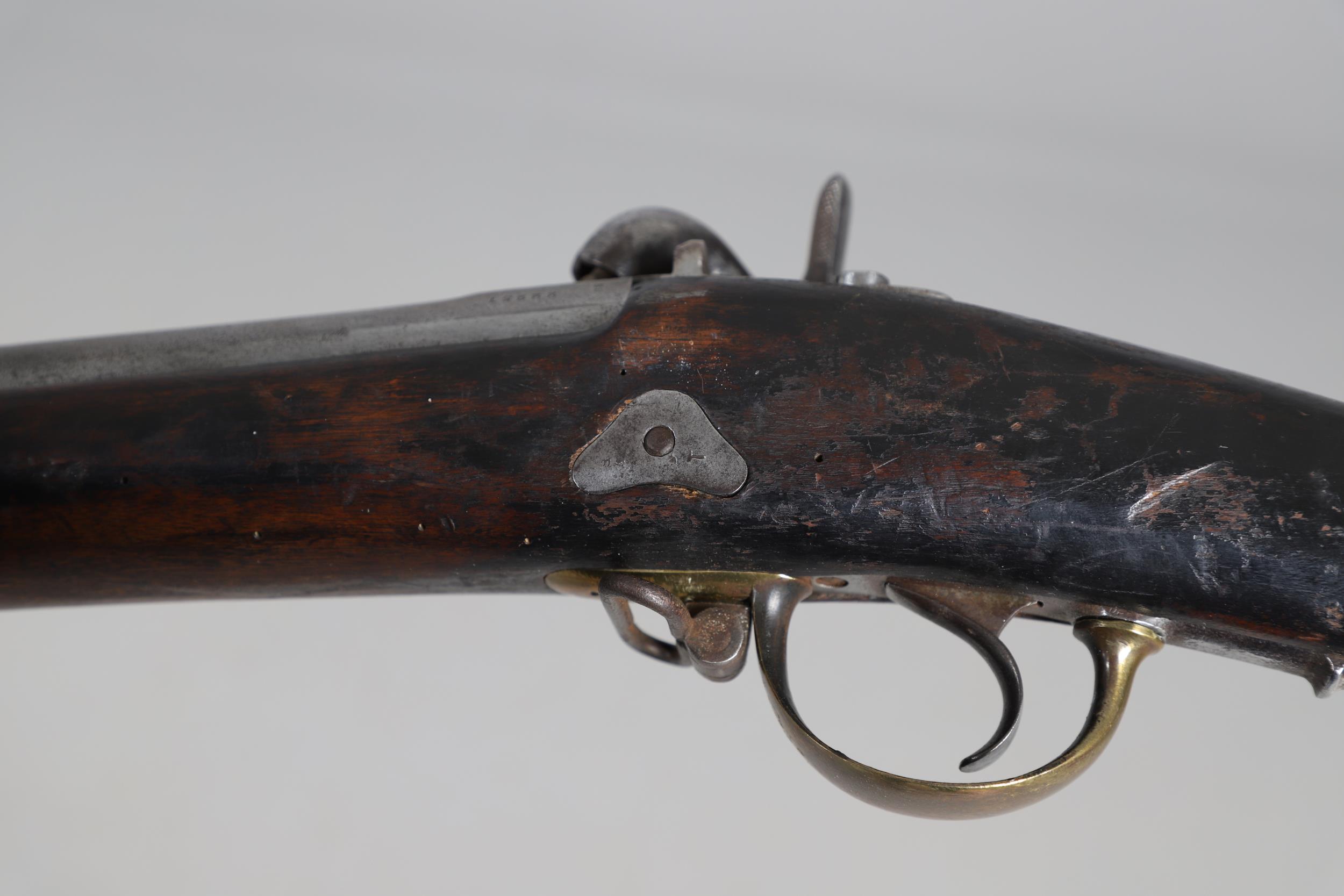 A RUSSIAN 1845 PATTERN PERCUSSION MUSKET DATED 1853. - Image 15 of 22