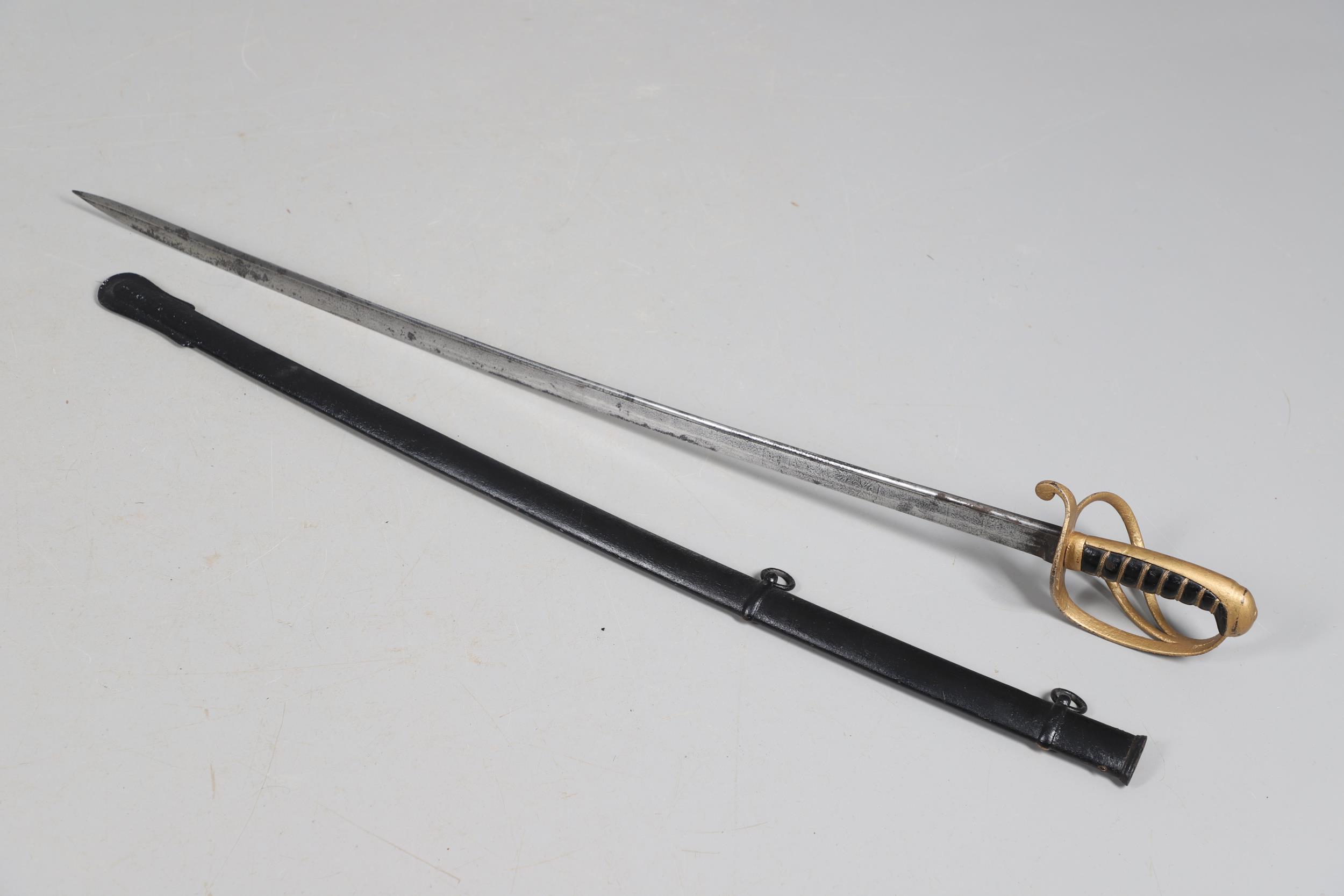 AN 1822 PATTERN LIGHT CAVALRY OFFICER'S SWORD BY BARLOW OF LONDON. - Image 12 of 14