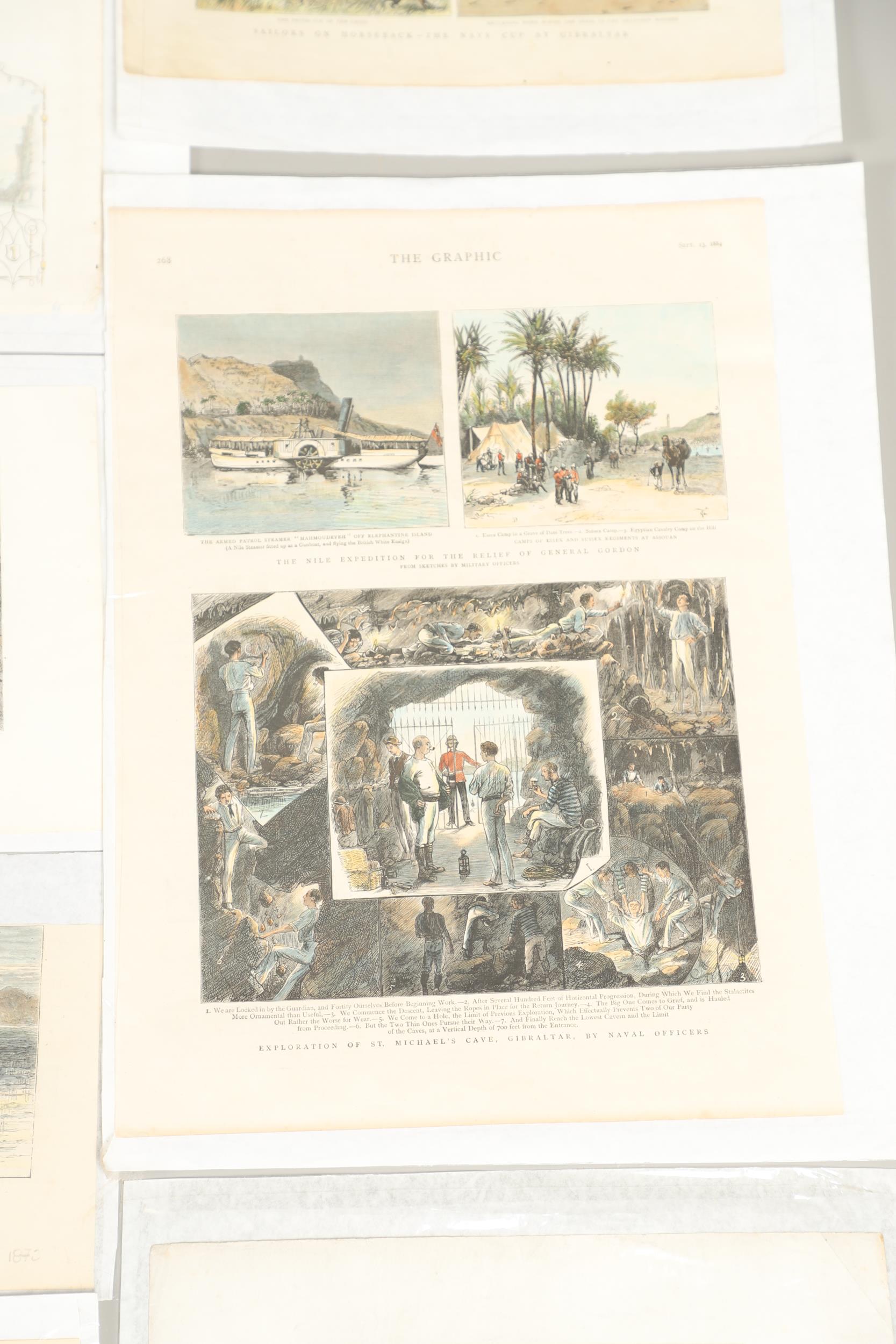 A COLLECTION OF VICTORIAN COLOURED PRINTS OF MILITARY SUBJECTS RELATING TO GIBRALTAR. - Bild 18 aus 20