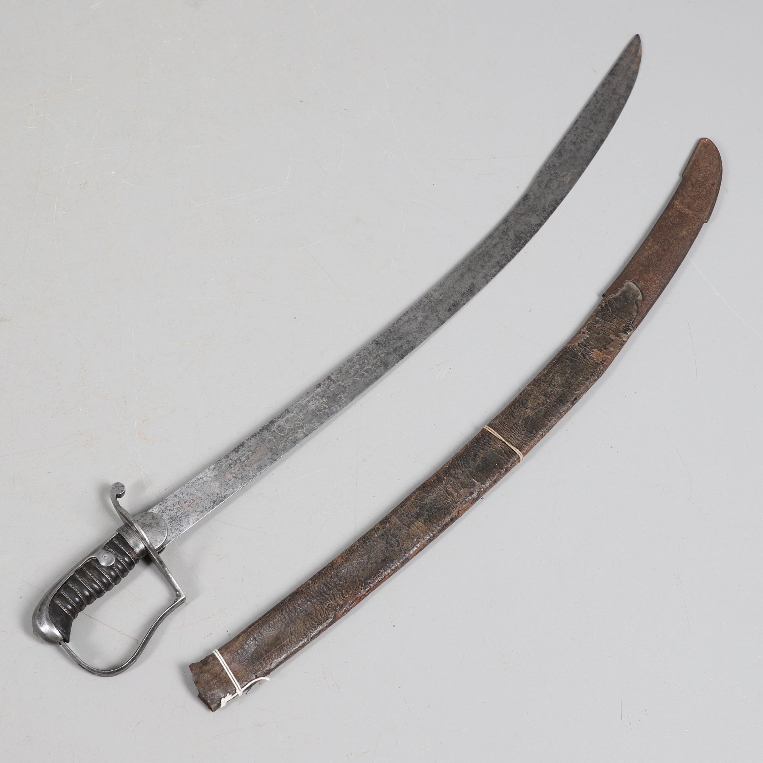 A 1796 PATTERN LIGHT CAVALRY OFFICER'S SWORD AND SCABBARD. - Image 4 of 12