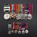 A POST FIRST WORLD WAR AND SECOND WORLD WAR GALLANTRY GROUP OF SEVEN TO THE BRIGADIER REED.