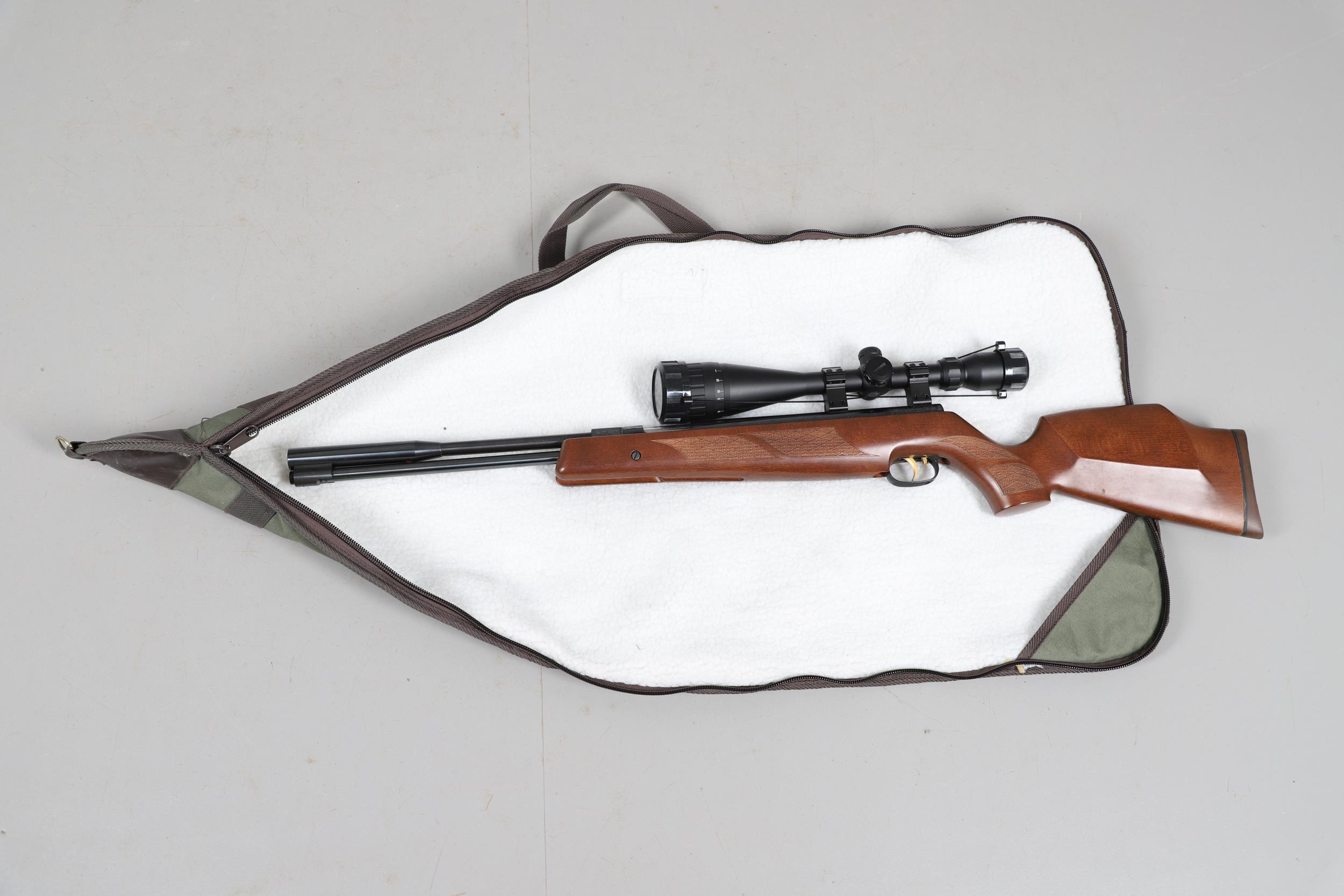 A WEIHRAUCH HW 97K .22 AIR RIFLE AND TRAVELLING CASE. - Bild 7 aus 16