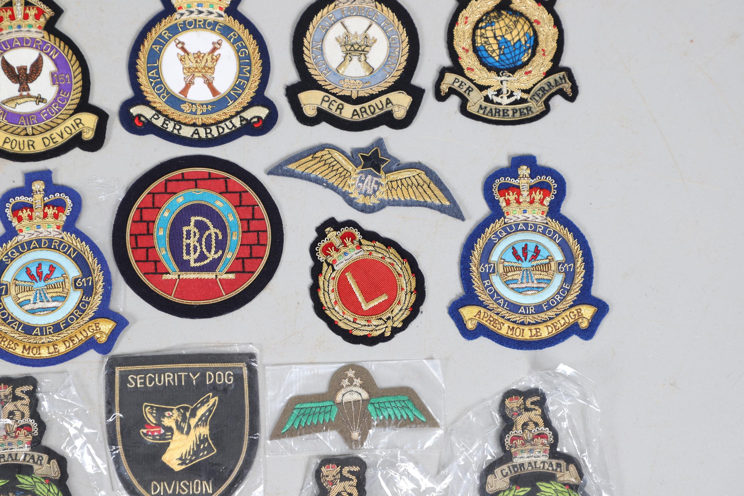 A LARGE COLLECTION OF MILITARY BADGES, MANY BLAZER BADGES AND OTHERS. - Image 5 of 23