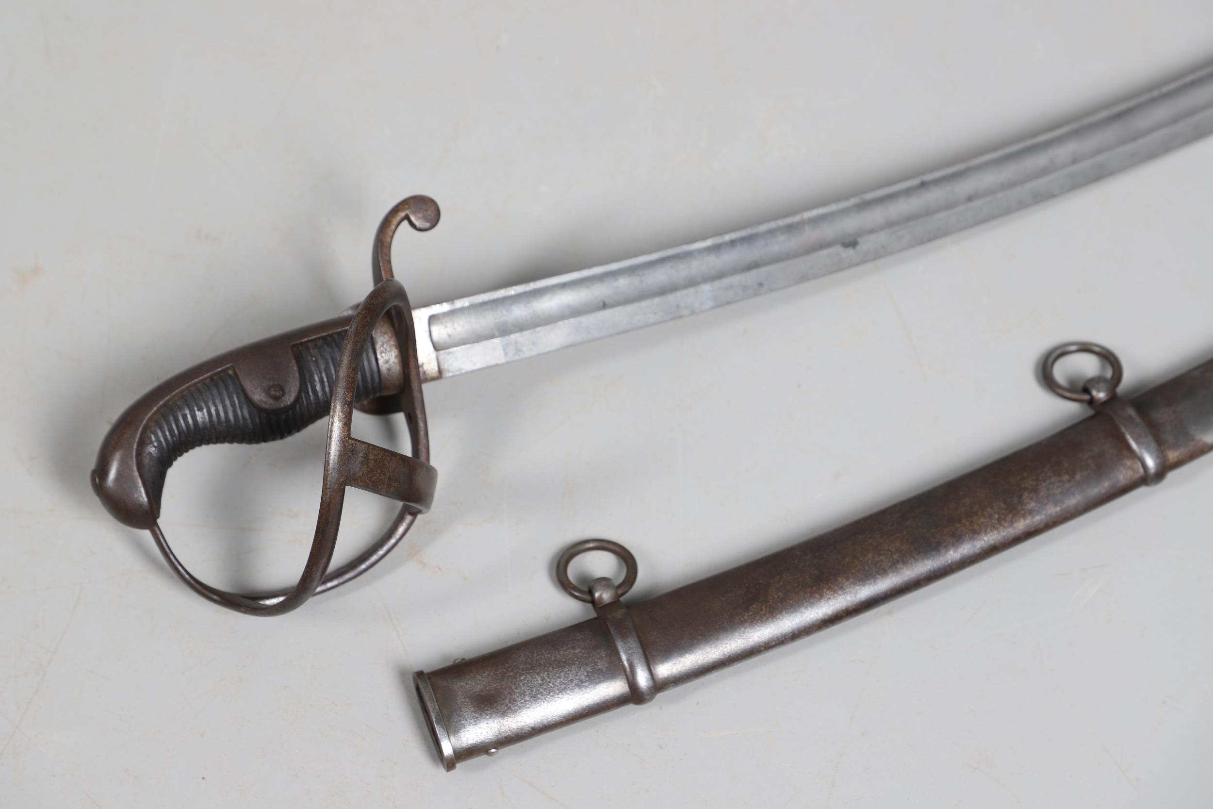 AN UNUSUAL BRITISH CRIMEAN WAR PERIOD ROYAL ENGINEERS DRIVERS SWORD AND SCABBARD. - Image 6 of 13