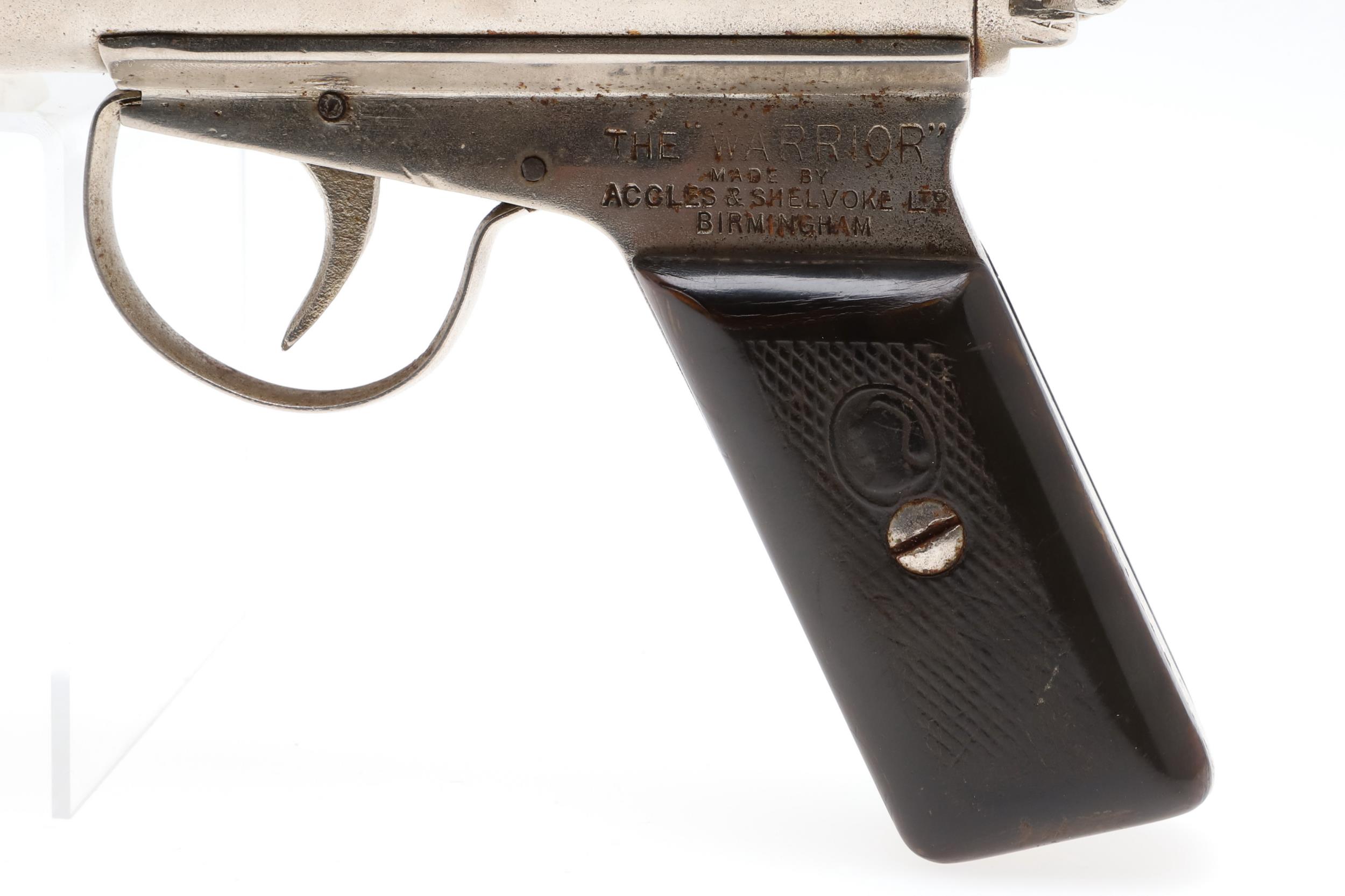 AN ACCLES AND SHELVOKE 'WARRIOR' .177 AIR PISTOL. - Image 7 of 10