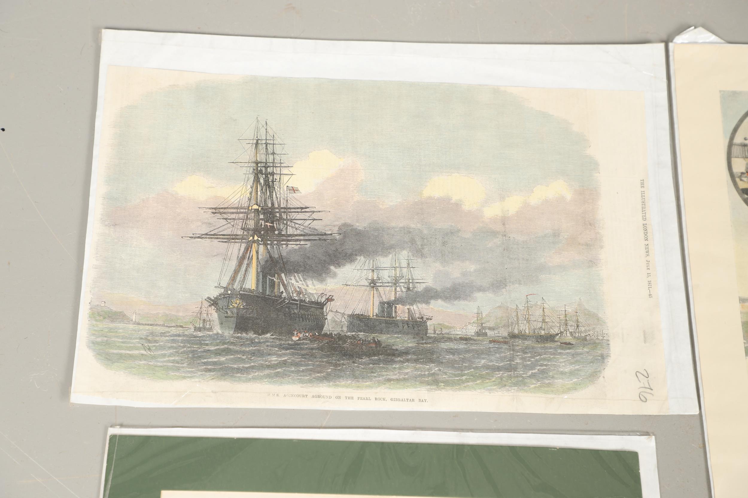 A COLLECTION OF VICTORIAN COLOURED PRINTS OF MILITARY SUBJECTS RELATING TO GIBRALTAR. - Bild 2 aus 20