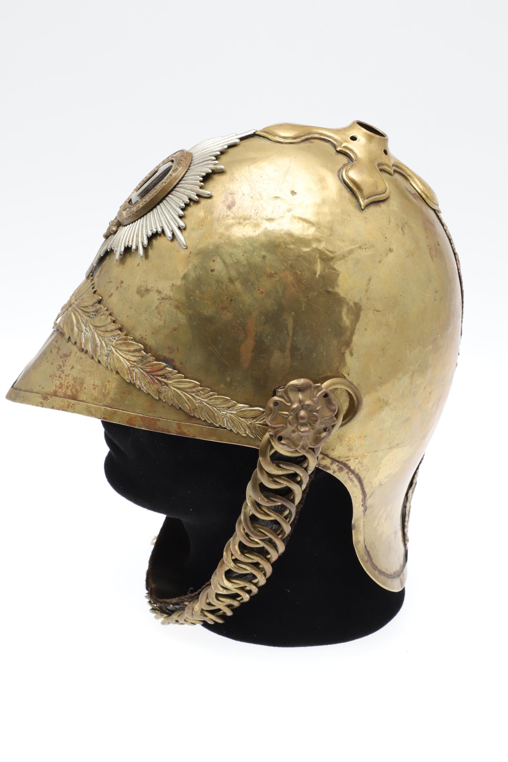 A 1ST DRAGOON GUARDS 1871 PATTERN HELMET. - Image 5 of 15