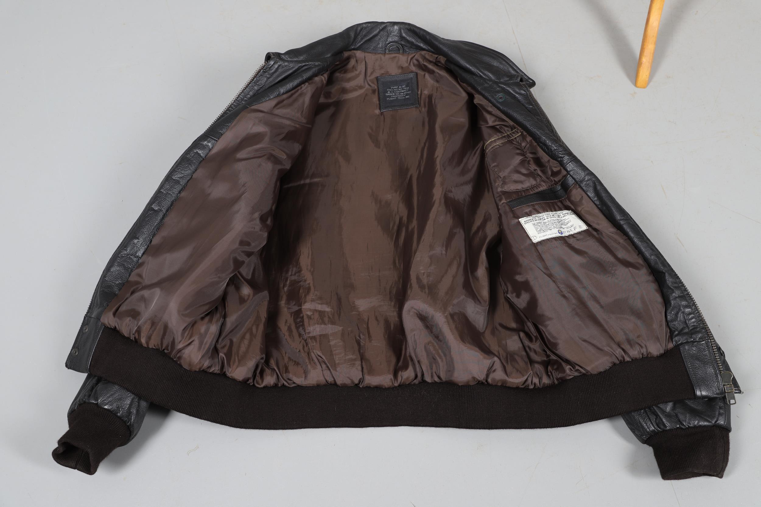 A FLIGHT TECH INC. TYPE A-2C LEATHER FLYING JACKET. - Image 11 of 12