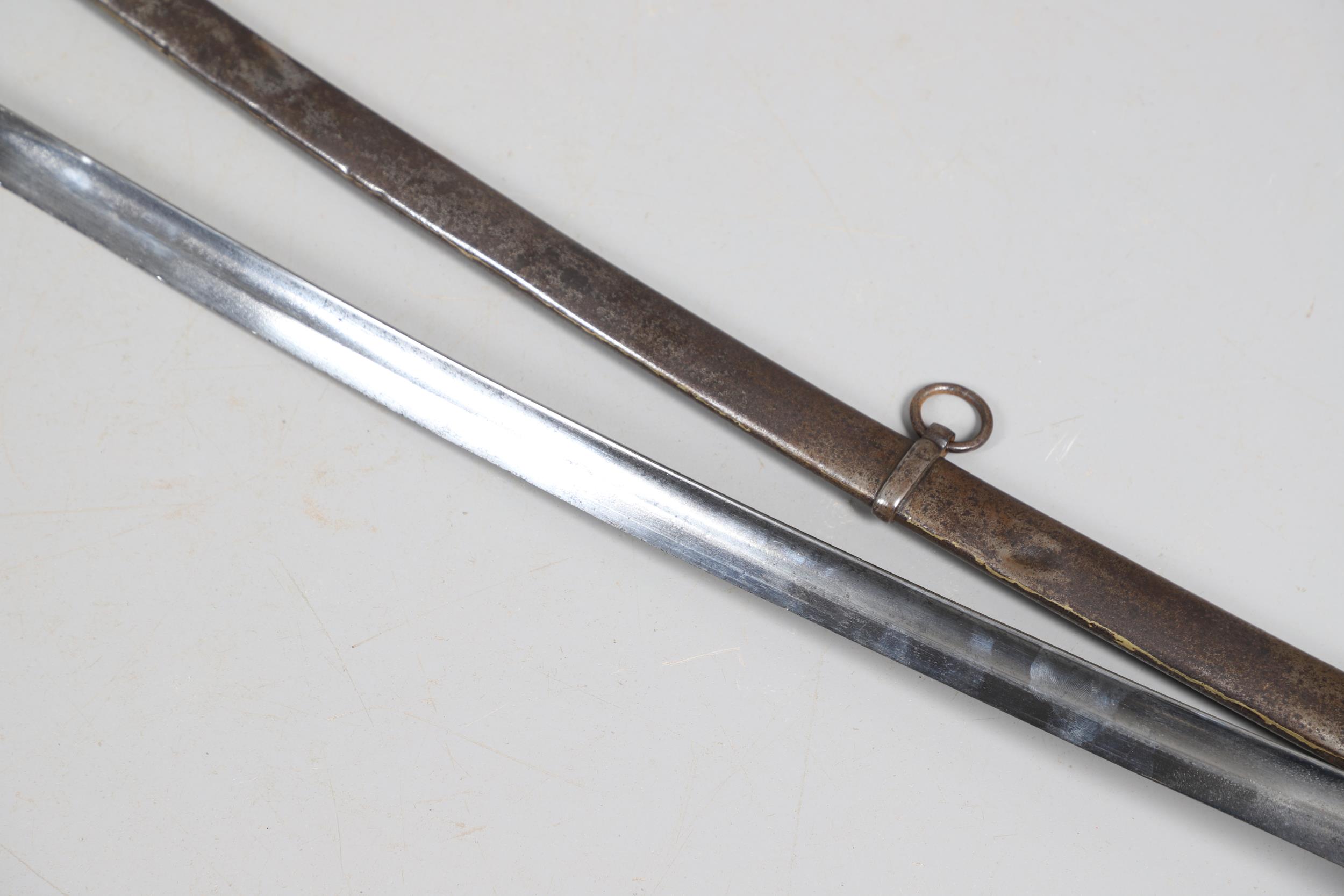 A FIRST WORLD WAR TURKISH CAVALRY OFFICER'S SABRE AND SCABBARD. - Image 10 of 15