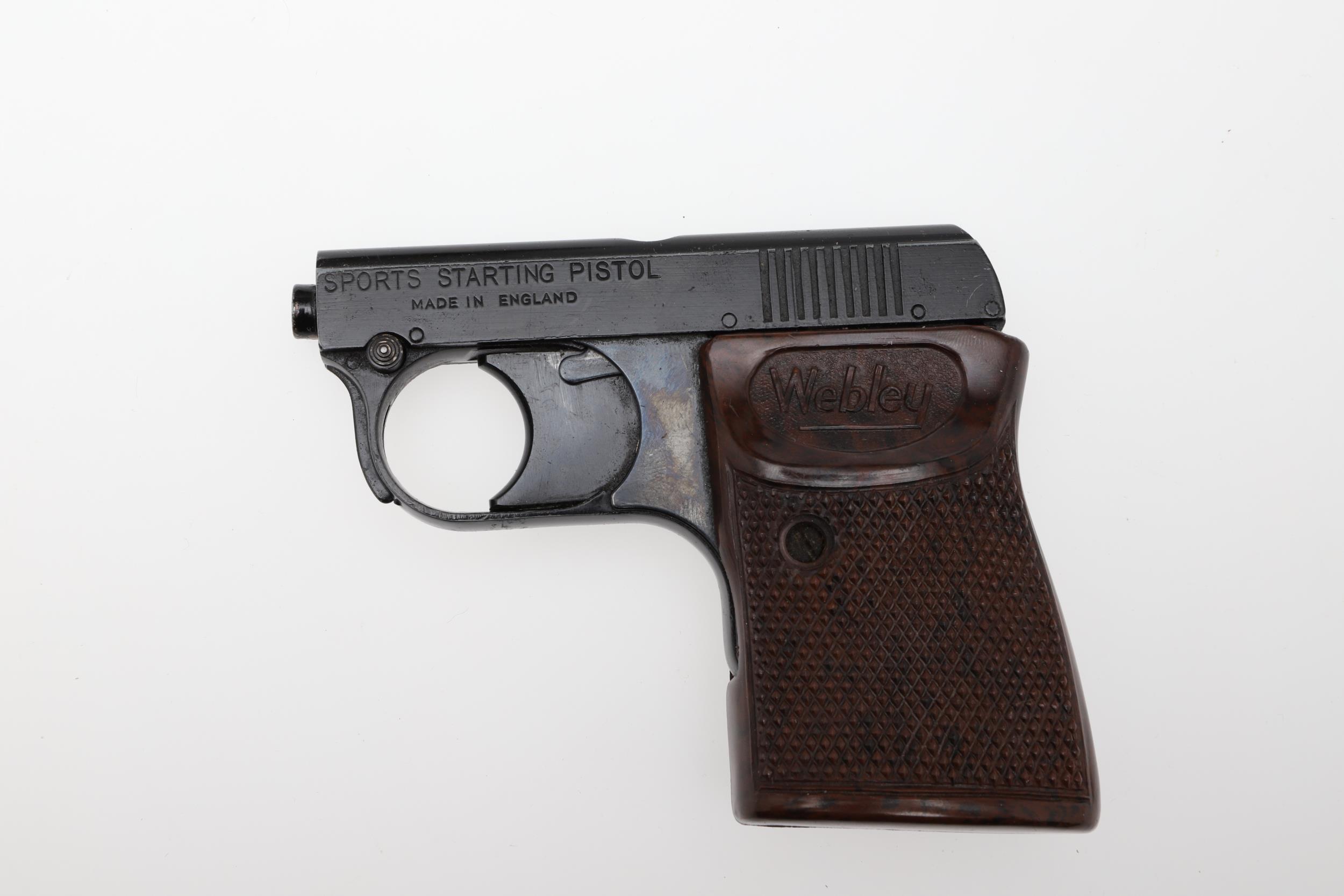 A WEBLEY SPORTS STARTING PISTOL IN ORIGINAL BOX. - Image 7 of 11