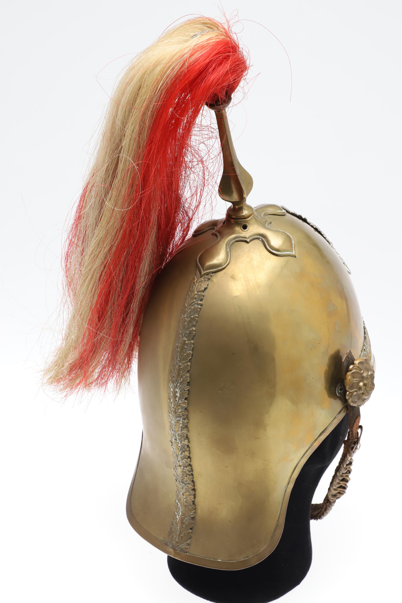 A 5TH DRAGOON GUARDS 1871 PATTERN HELMET. - Image 9 of 15