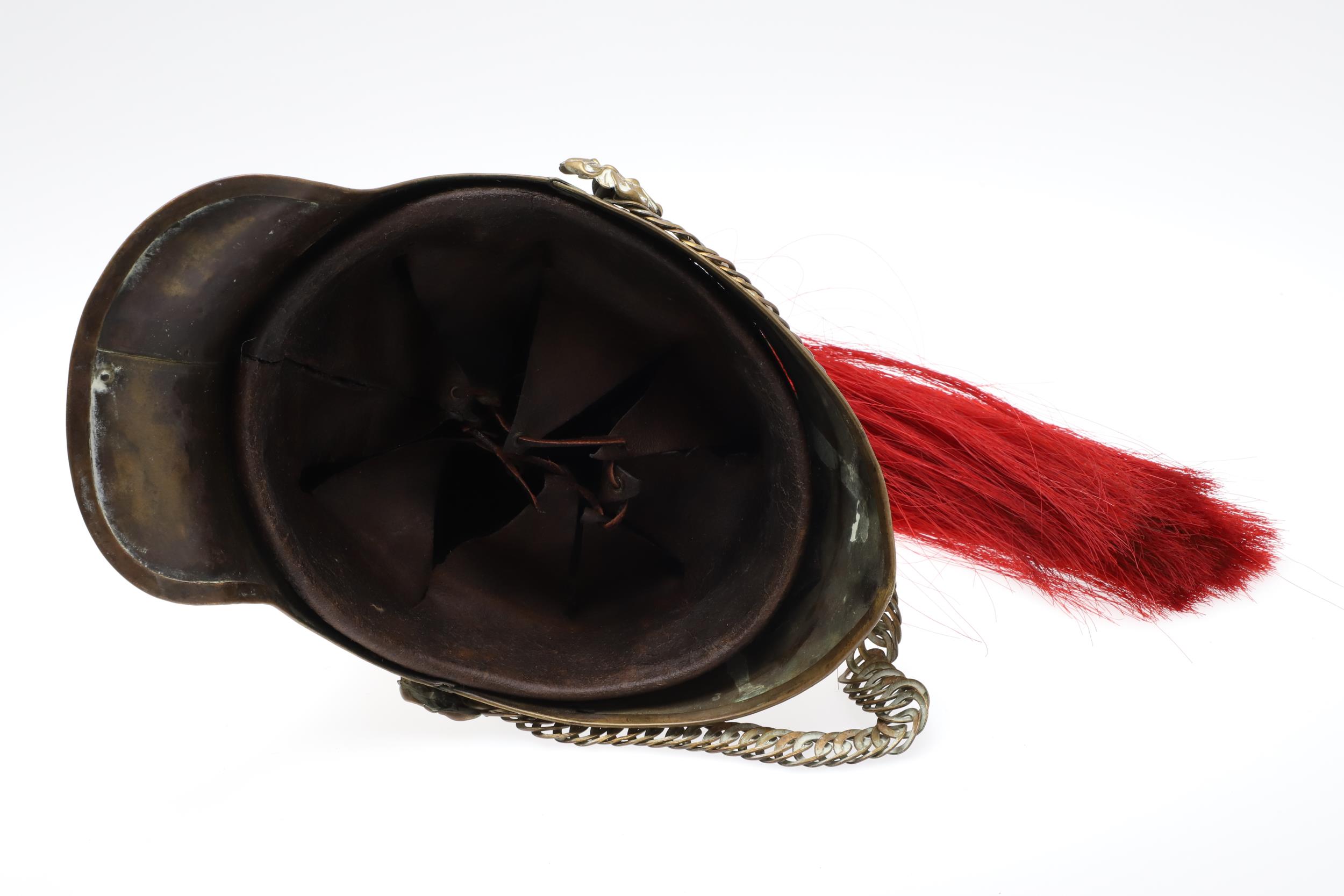 A 2ND (QUEEN'S BAYS) DRAGOON GUARDS 1871 PATTERN HELMET. - Image 11 of 14