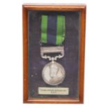 A GEORGE V INDIAN GENERAL SERVICE MEDAL TO A FLYING OFFICER KILLED IN 1936.