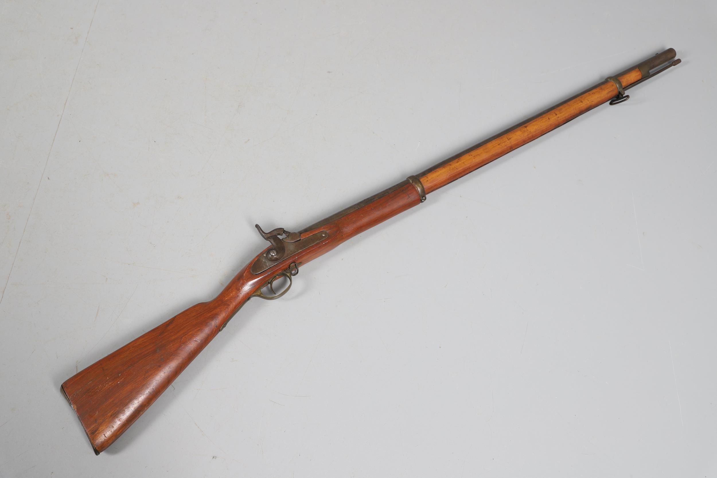 AN 1856 PATTERN PERCUSSION FIRING RIFLE. - Image 3 of 14