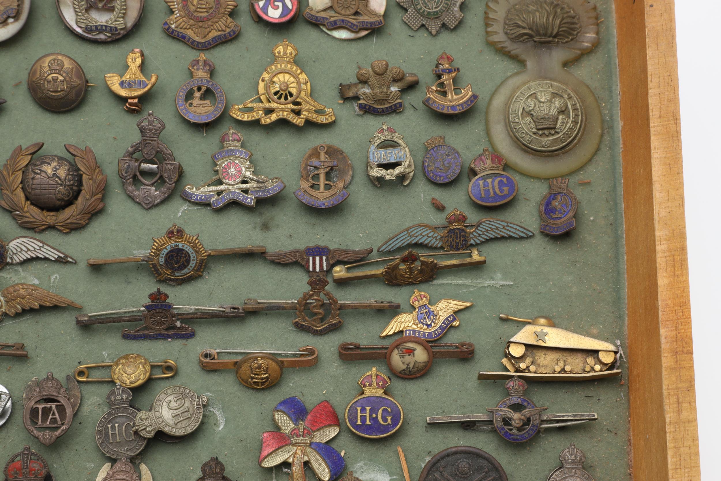 AN INTERESTING COLLECTION OF SWEETHEART AND SIMILAR ENAMEL AND OTHER BADGES. - Image 12 of 14