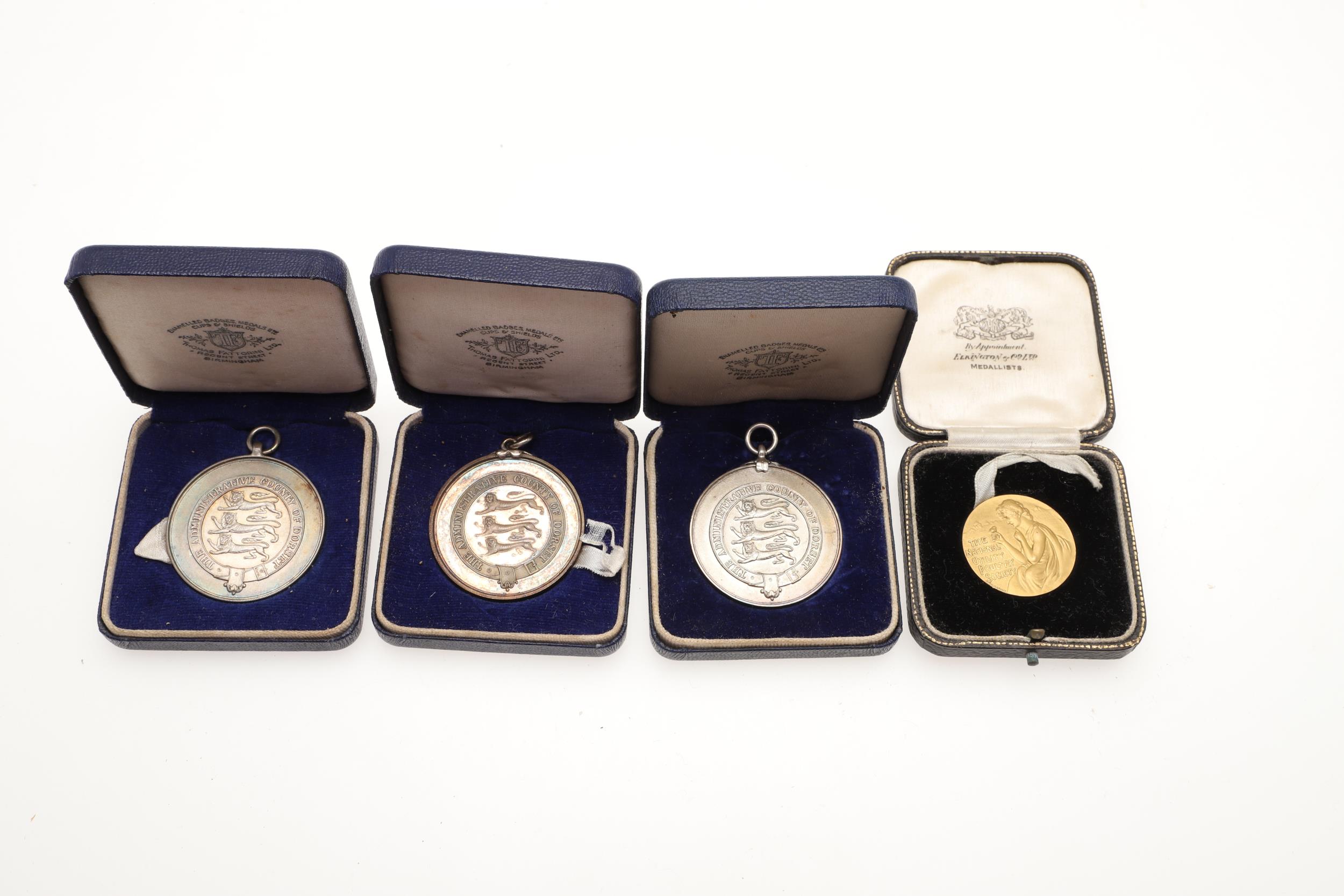 AN EXTENSIVE COLLECTION OF GOLD, SILVER AND BRONZE MEDALS FOR EGG LAYING. - Image 20 of 23