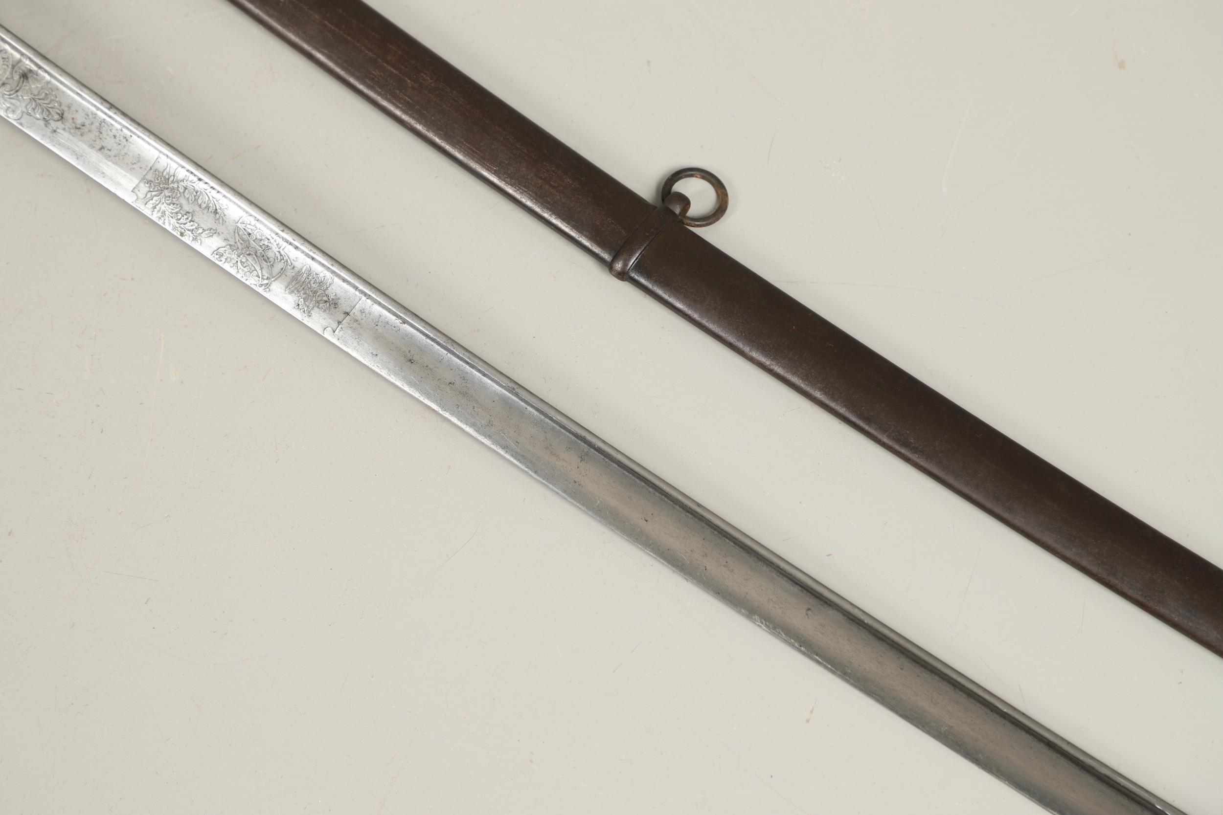 A CRIMEA PERIOD 1822 PATTERN LIGHT CAVALRY OFFICER'S SWORD AND SCABBARD. - Image 6 of 20