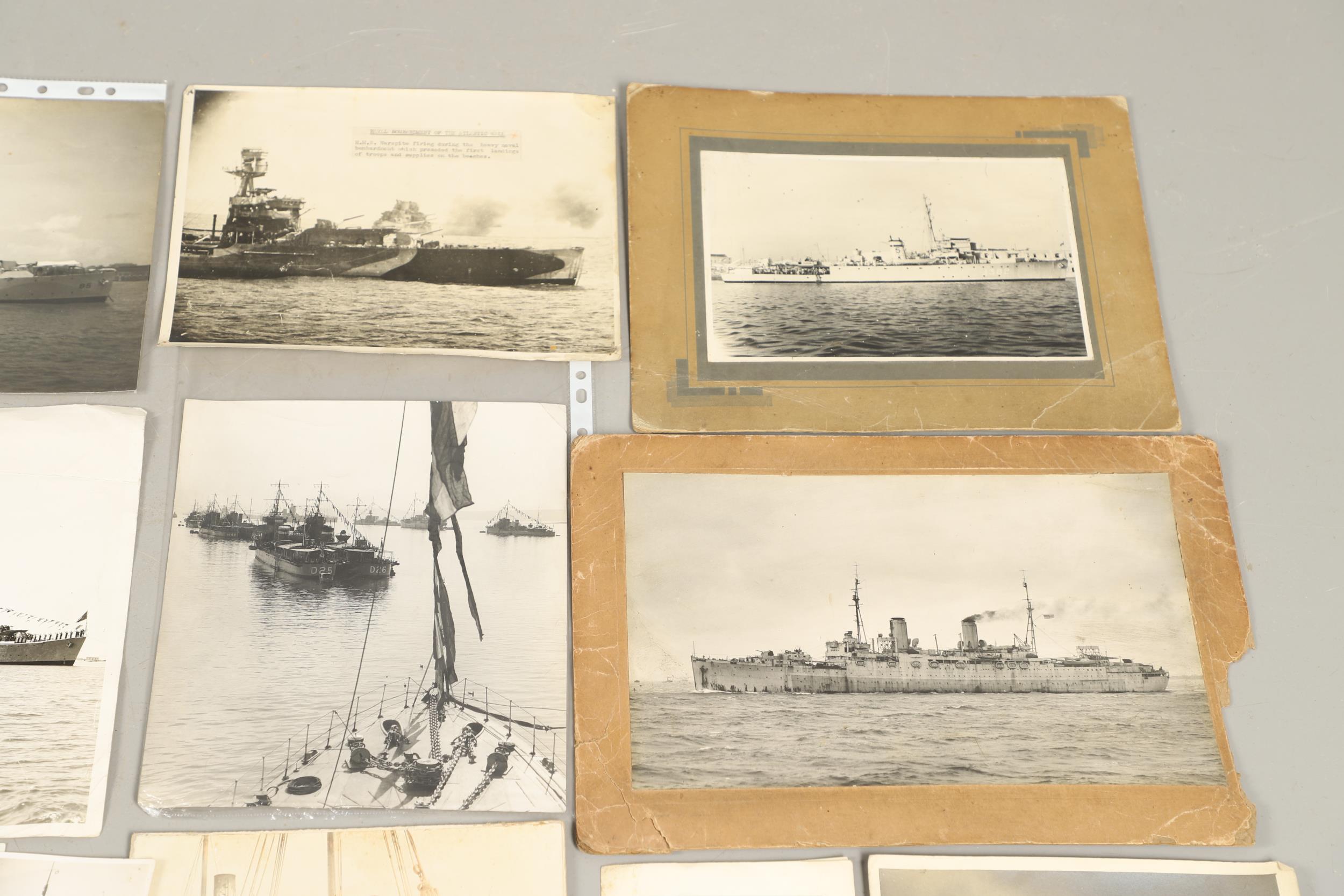 A LARGE AND INTERESTING COLLECTION OF PHOTOGRAPHS OF NAVAL RELATED SUBJECTS. - Image 21 of 22