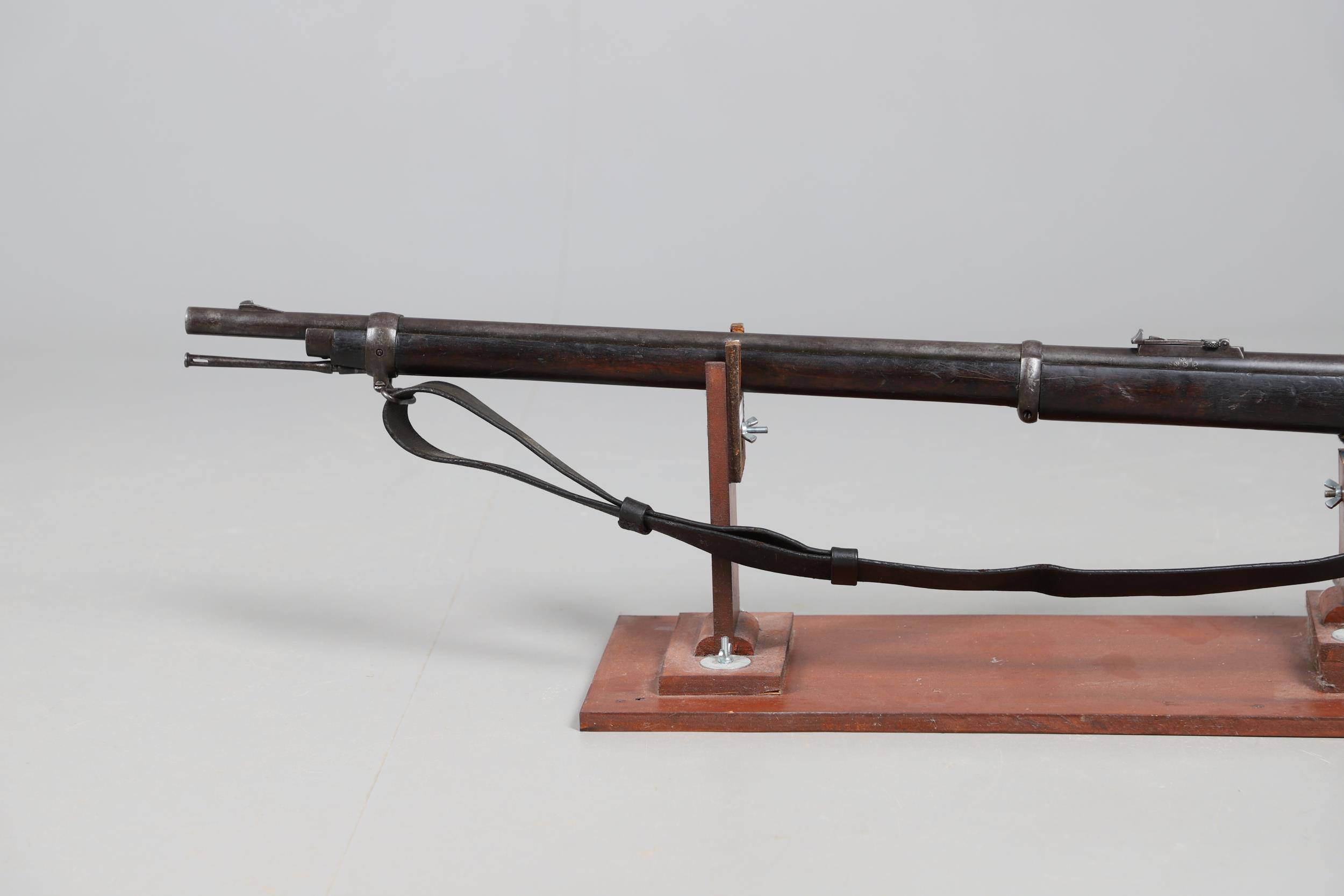 AN ENFIELD MARTINI HENRY MARK IV MILITARY RIFLE. - Image 4 of 21