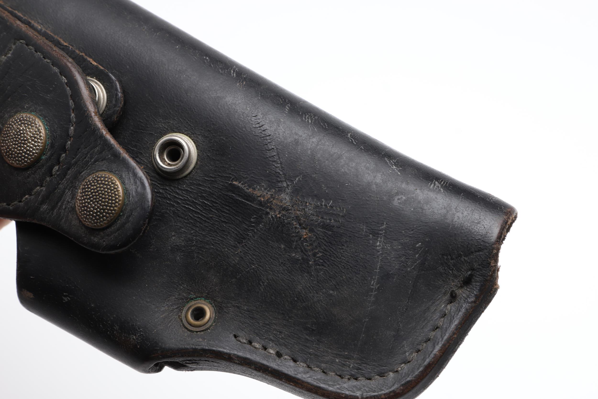 A LUGER HOLSTER AND ANOTHER SIMILAR. - Image 8 of 12