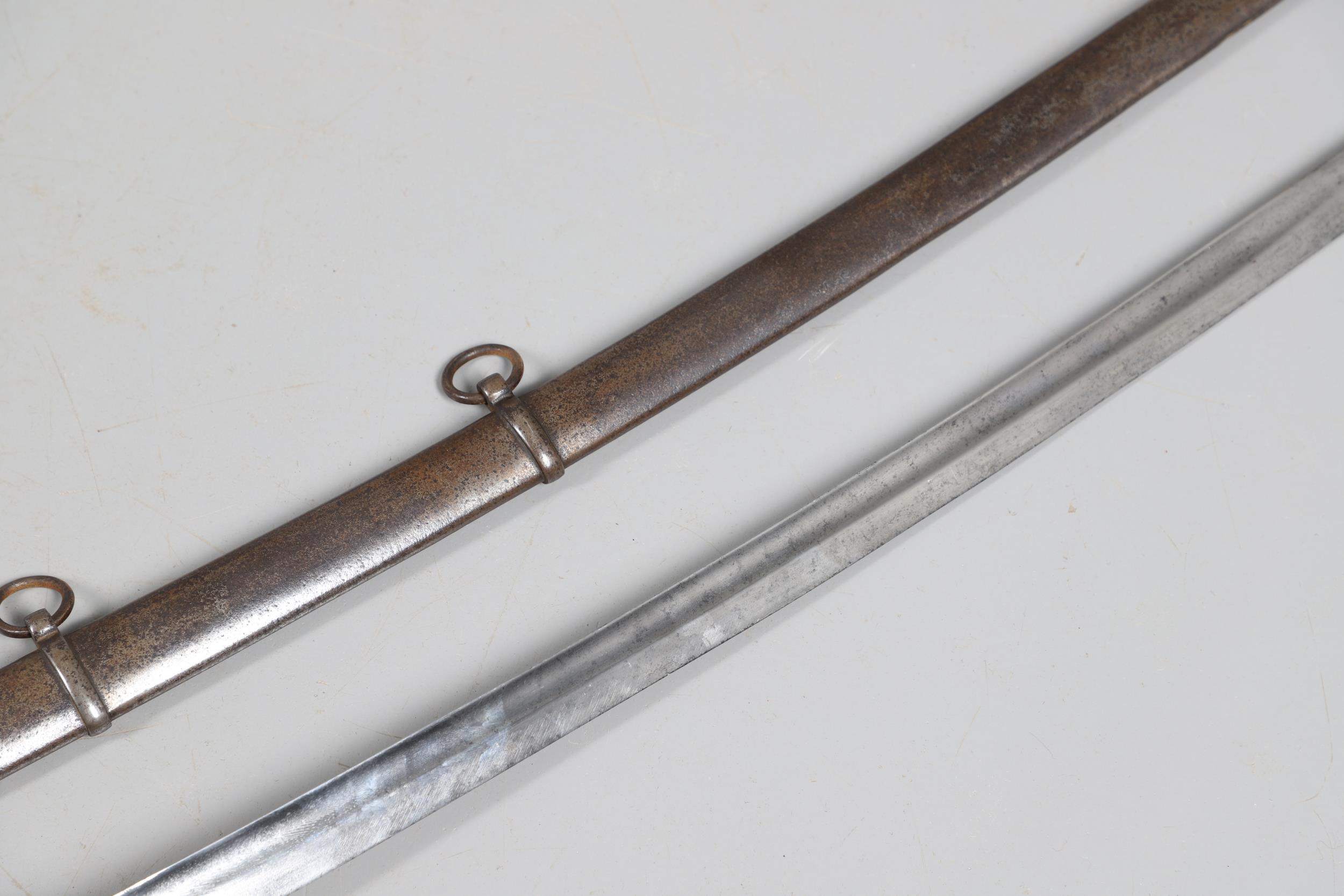 A FIRST WORLD WAR TURKISH CAVALRY OFFICER'S SABRE AND SCABBARD. - Image 6 of 15