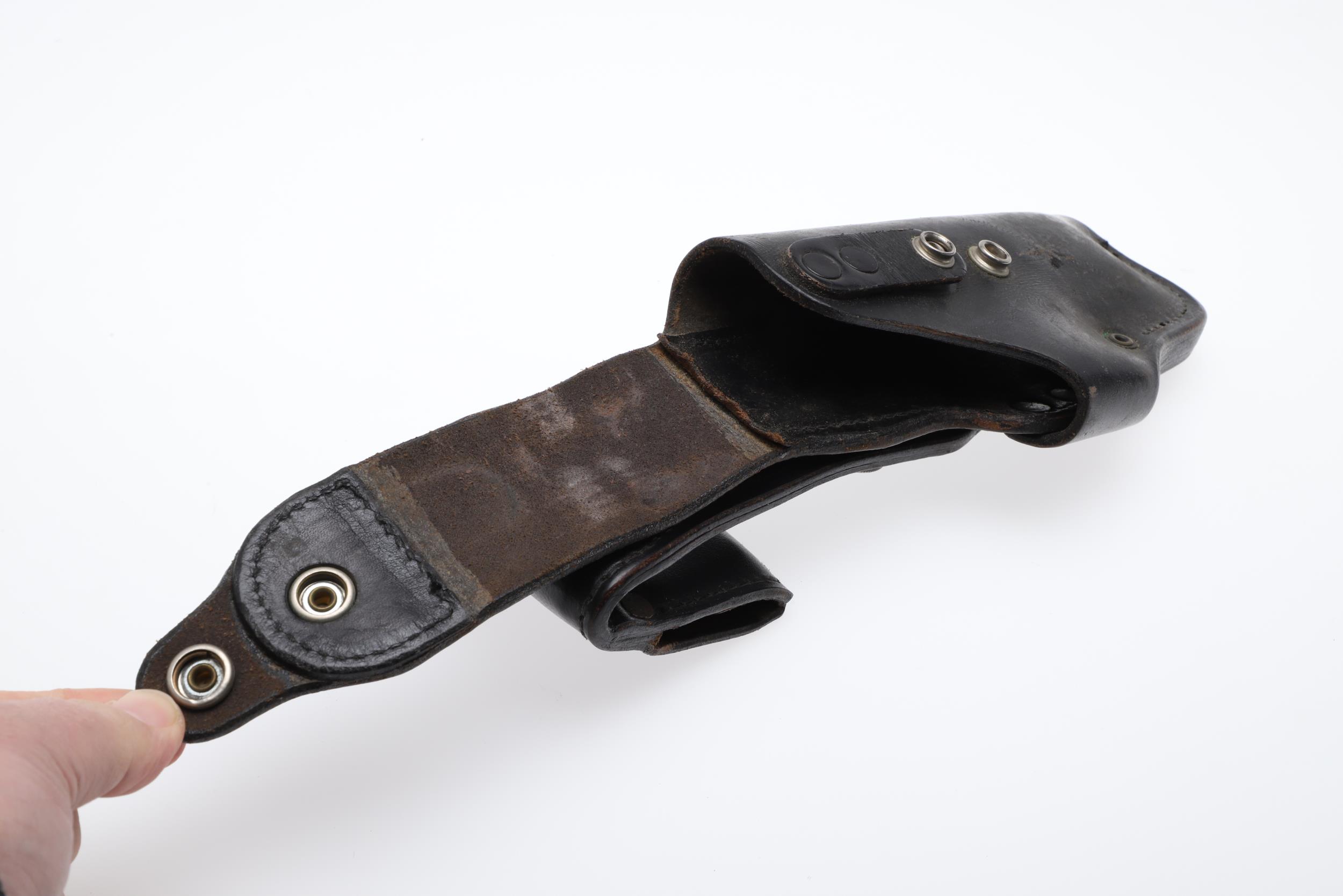 A LUGER HOLSTER AND ANOTHER SIMILAR. - Image 12 of 12
