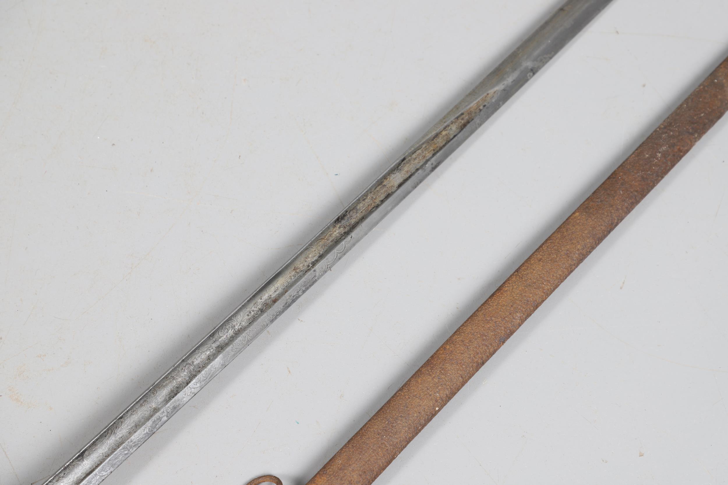 AN EDWARD VII 1821 PATTERN ROYAL GARRISON ARTILLERY SWORD. - Bild 6 aus 20