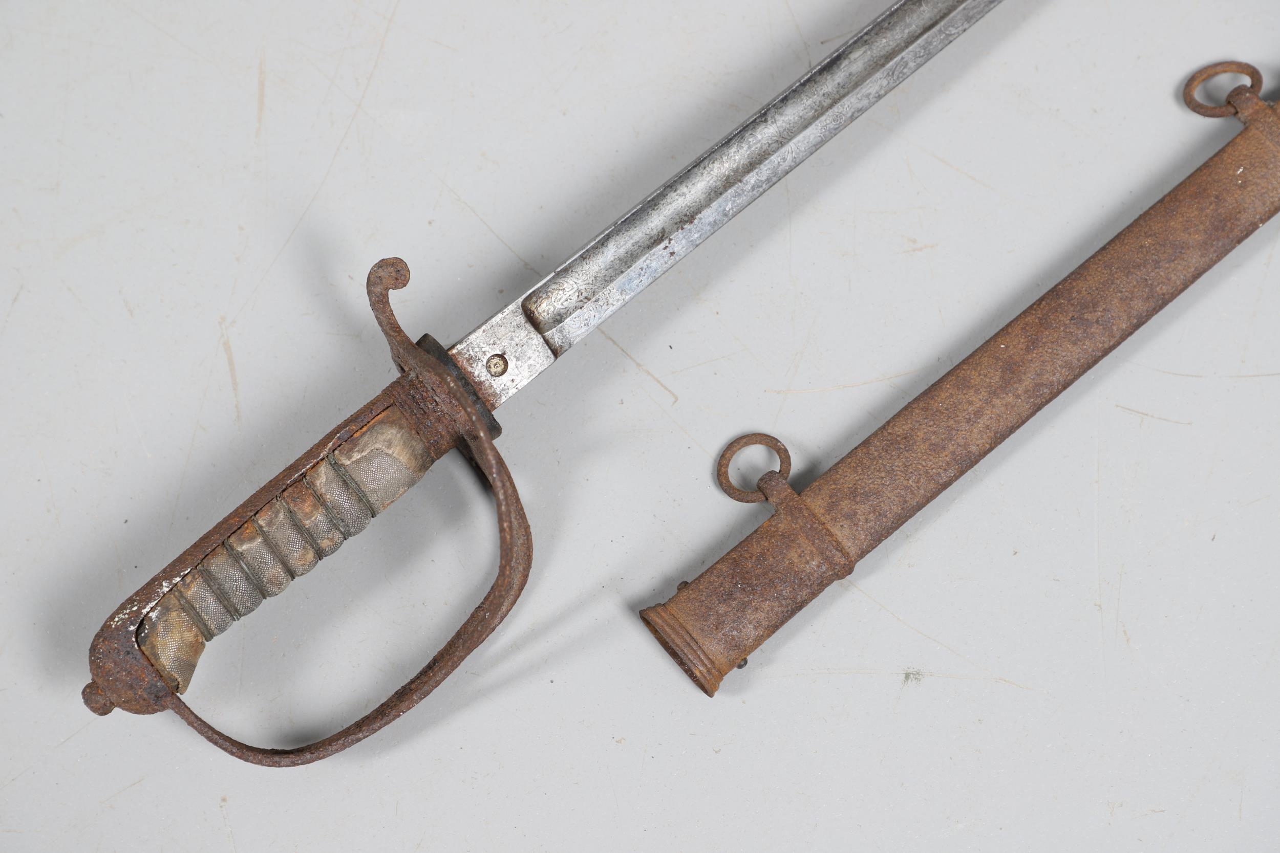 AN EDWARD VII 1821 PATTERN ROYAL GARRISON ARTILLERY SWORD. - Bild 7 aus 20