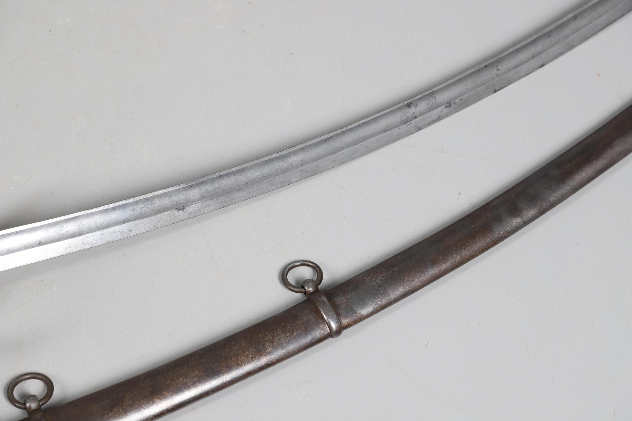 AN UNUSUAL BRITISH CRIMEAN WAR PERIOD ROYAL ENGINEERS DRIVERS SWORD AND SCABBARD. - Image 7 of 13