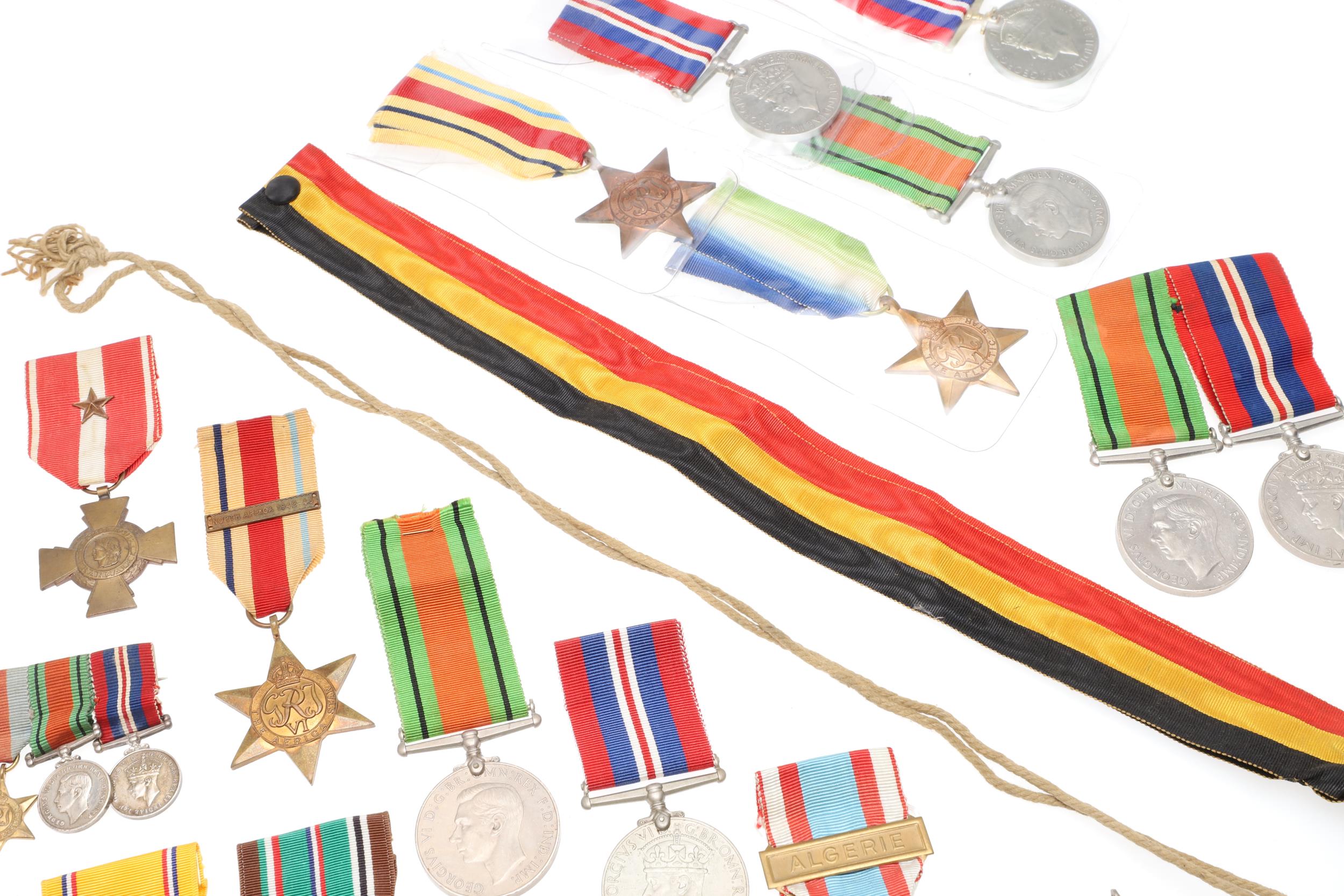A COLLECTION OF SECOND WORLD WAR AND OTHER MEDALS. - Image 8 of 18