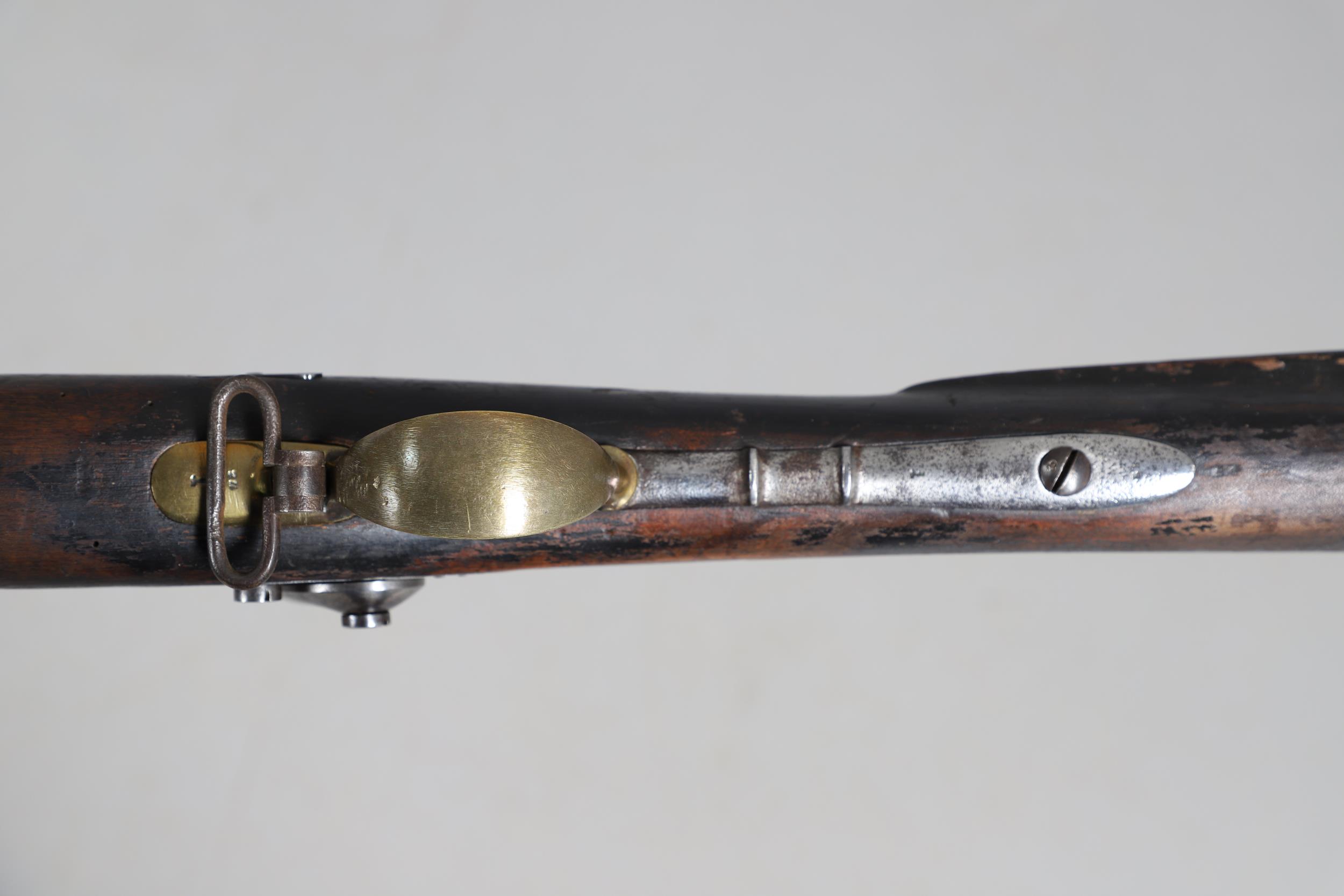 A RUSSIAN 1845 PATTERN PERCUSSION MUSKET DATED 1853. - Image 16 of 22