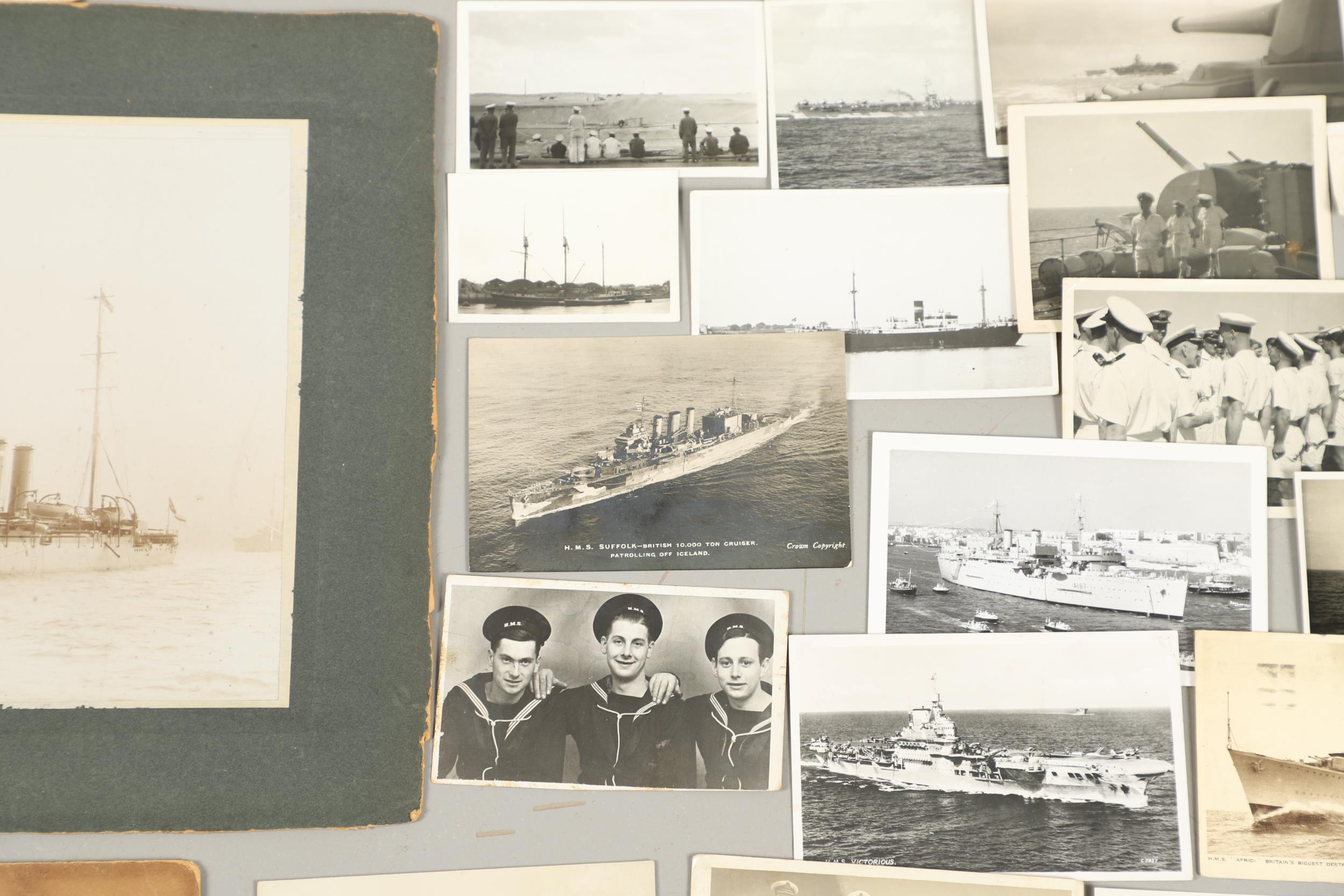 A LARGE AND INTERESTING COLLECTION OF PHOTOGRAPHS OF NAVAL RELATED SUBJECTS. - Image 11 of 22