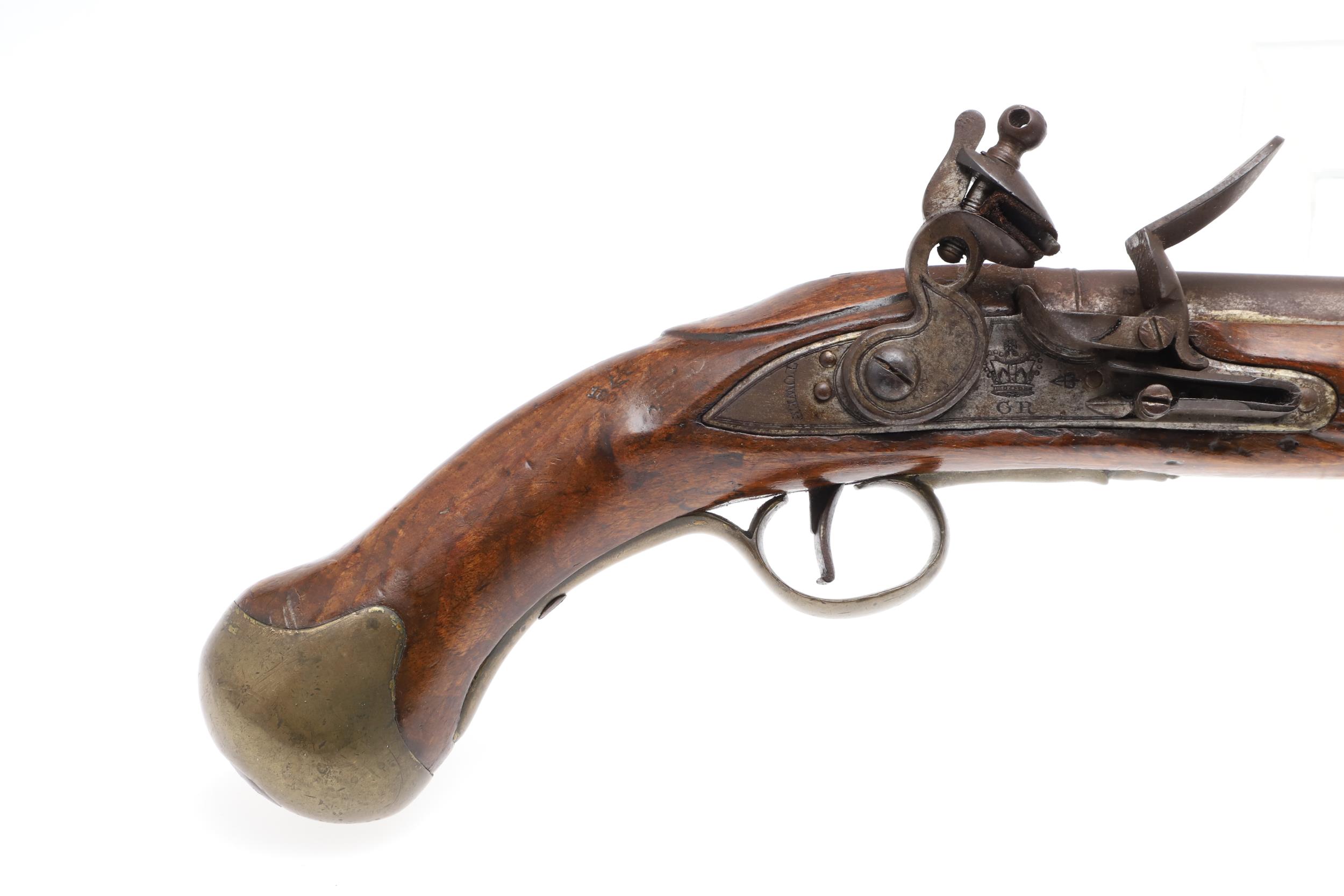 A TOWER ISSUED 1801 PATTERN 'LONG' SEA SERVICE PISTOL. - Image 3 of 16