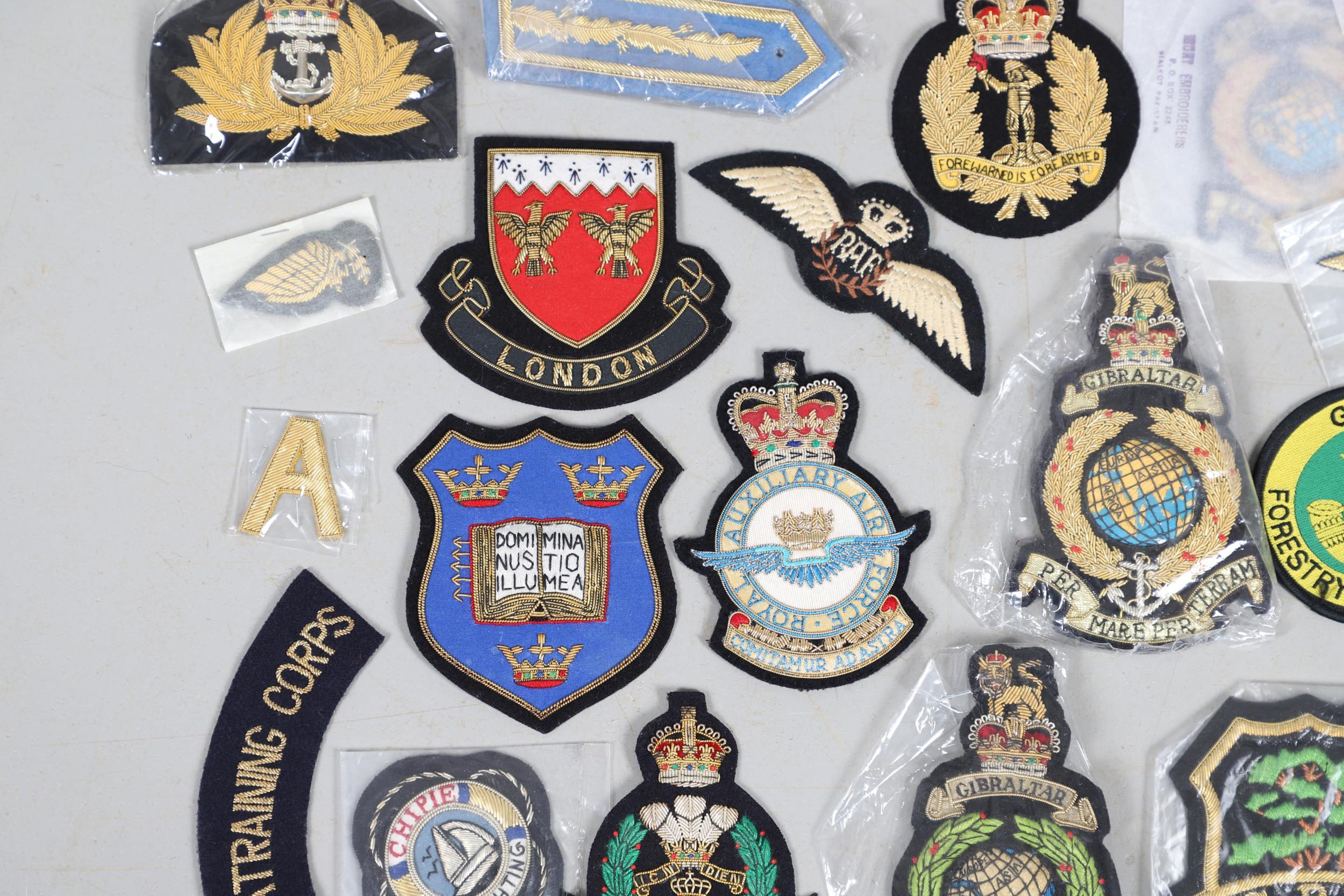 A LARGE COLLECTION OF MILITARY BADGES, MANY BLAZER BADGES AND OTHERS. - Image 7 of 23