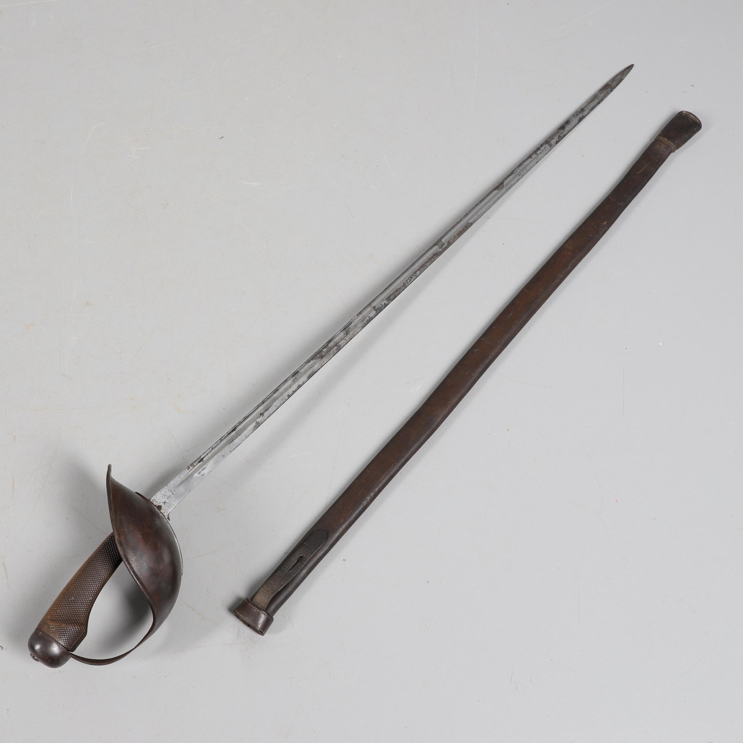 A 1908 PATTERN CAVALRY SWORD AND SCABBARD. - Image 5 of 15
