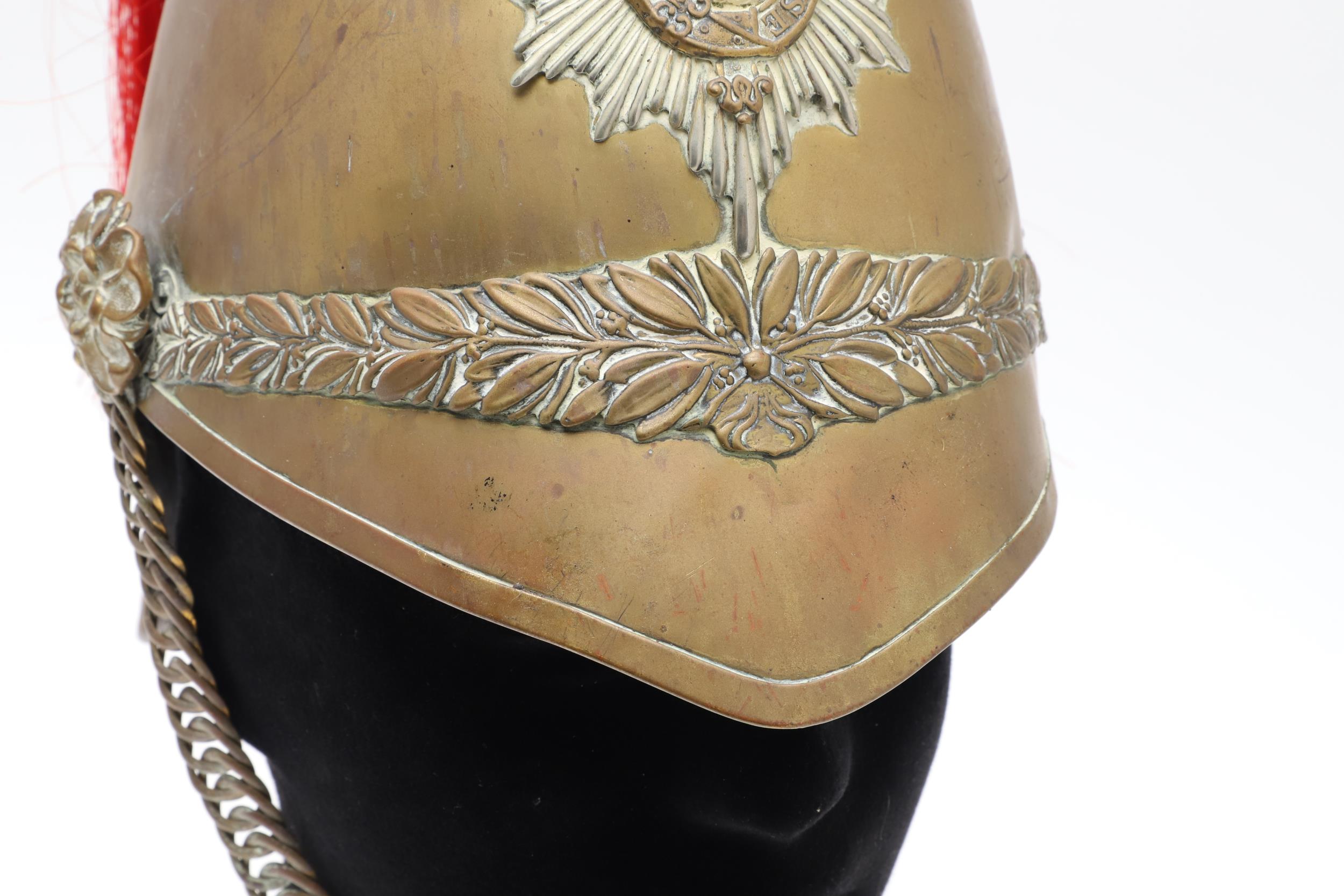 A 2ND (QUEEN'S BAYS) DRAGOON GUARDS 1871 PATTERN HELMET. - Image 6 of 14