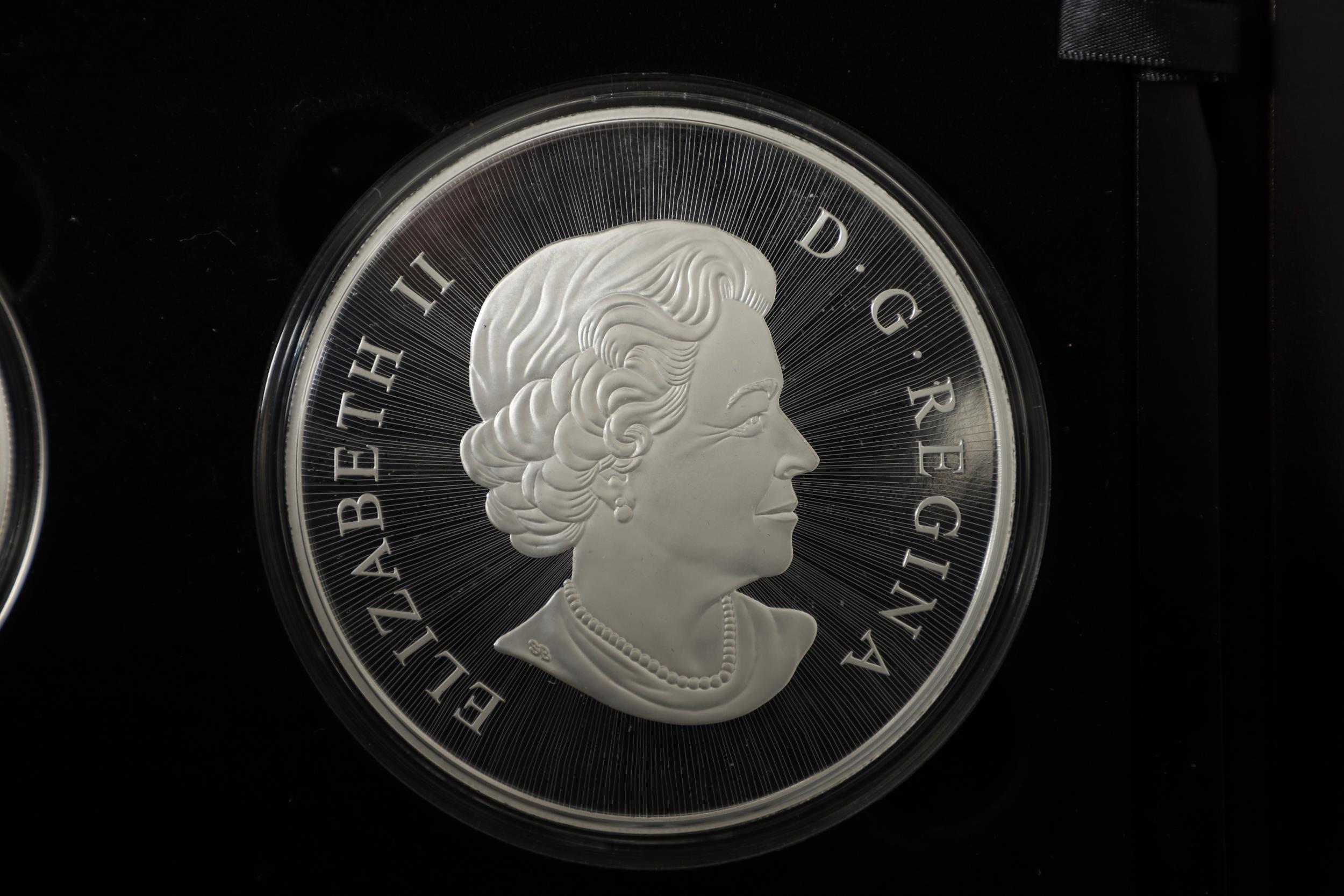 AN ELIZABETH II ROYAL CANADIAN MINT SILVER FIVE COIN 'MAPLE MASTERS' COLLECTION. 2019. - Bild 7 aus 15