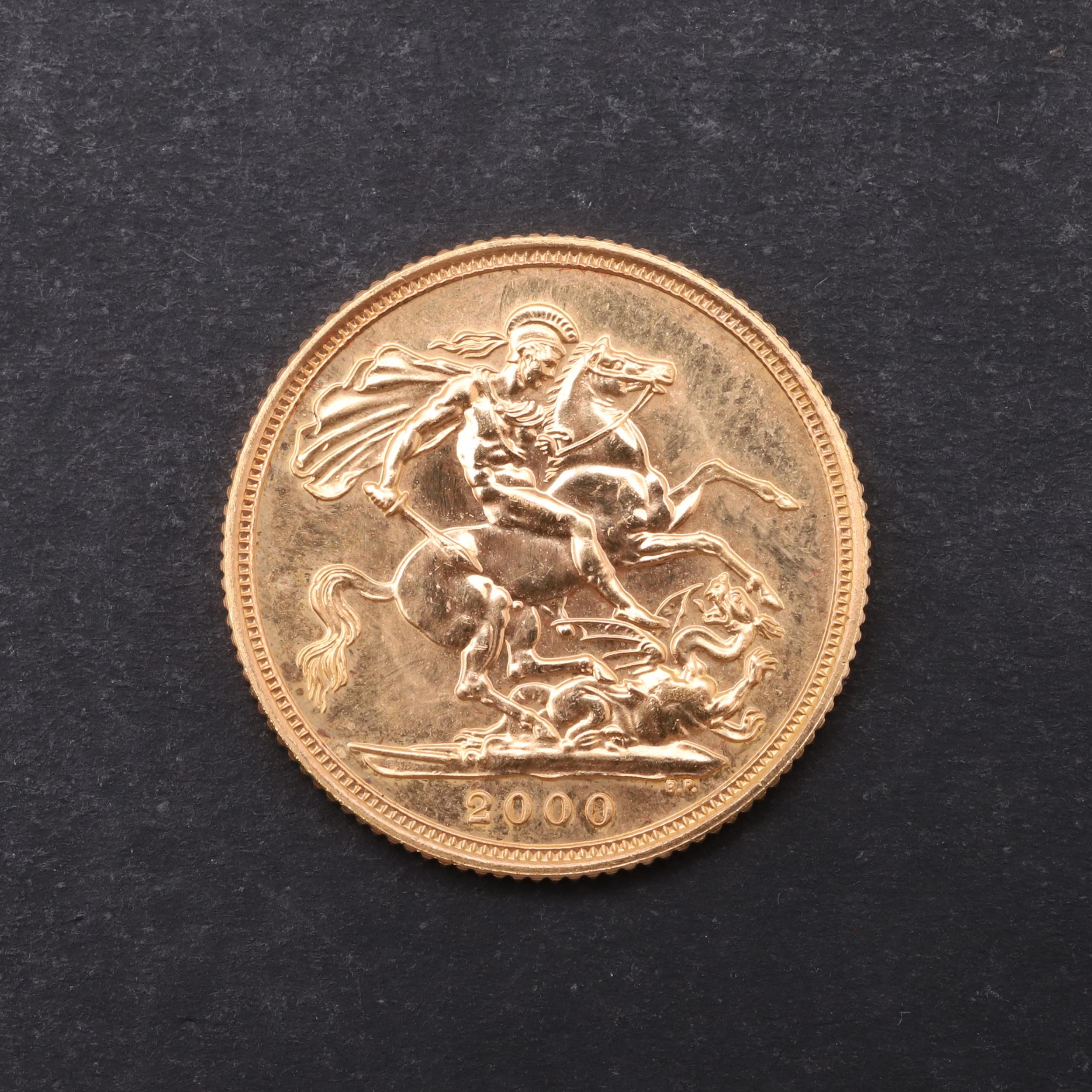 AN ELIZABETH II SOVEREIGN, 2000. - Bild 2 aus 3