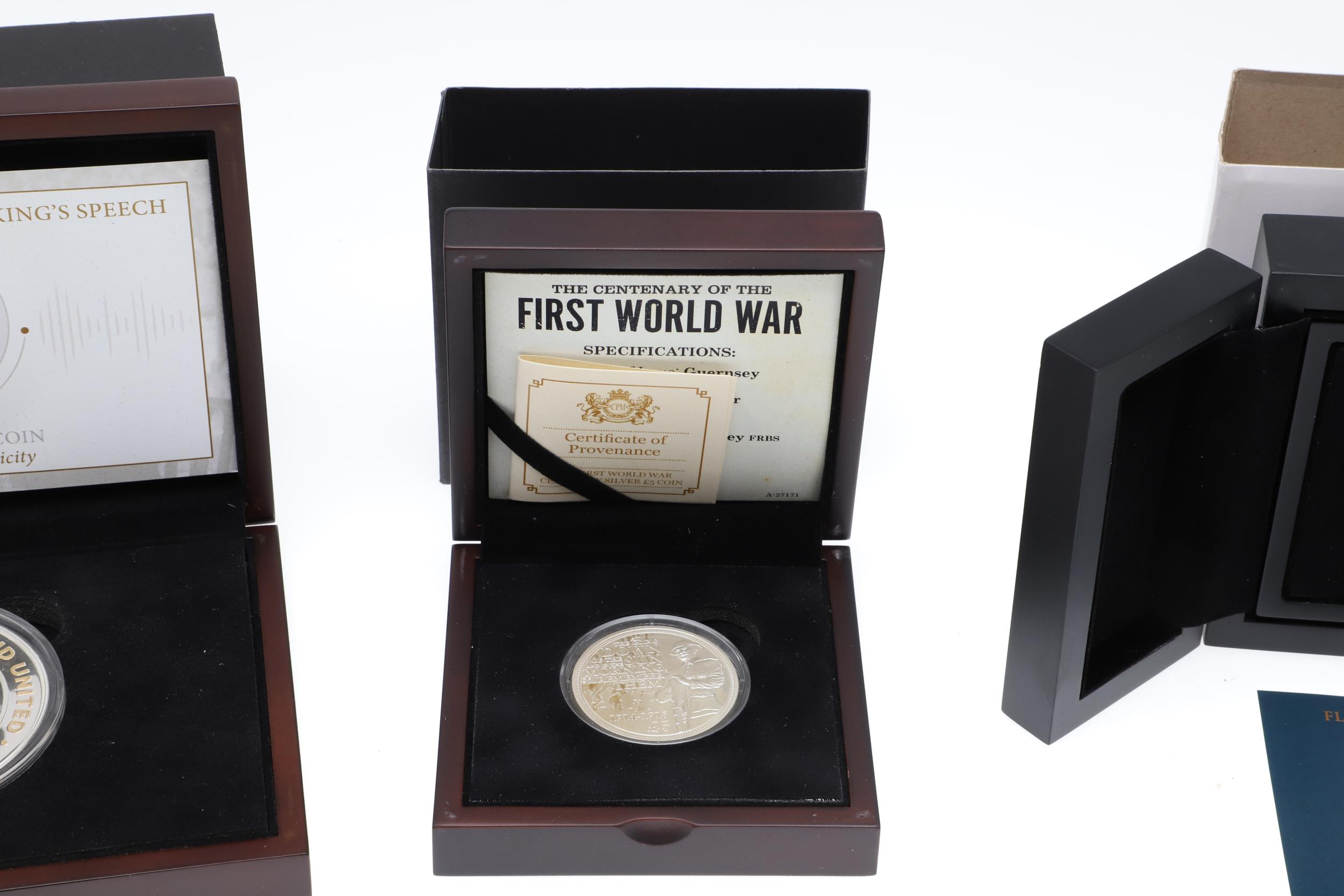 A COLLECTION OF MILITARY THEMED SILVER PROOF RECENT ISSUES 2014 - 2020. - Bild 3 aus 10