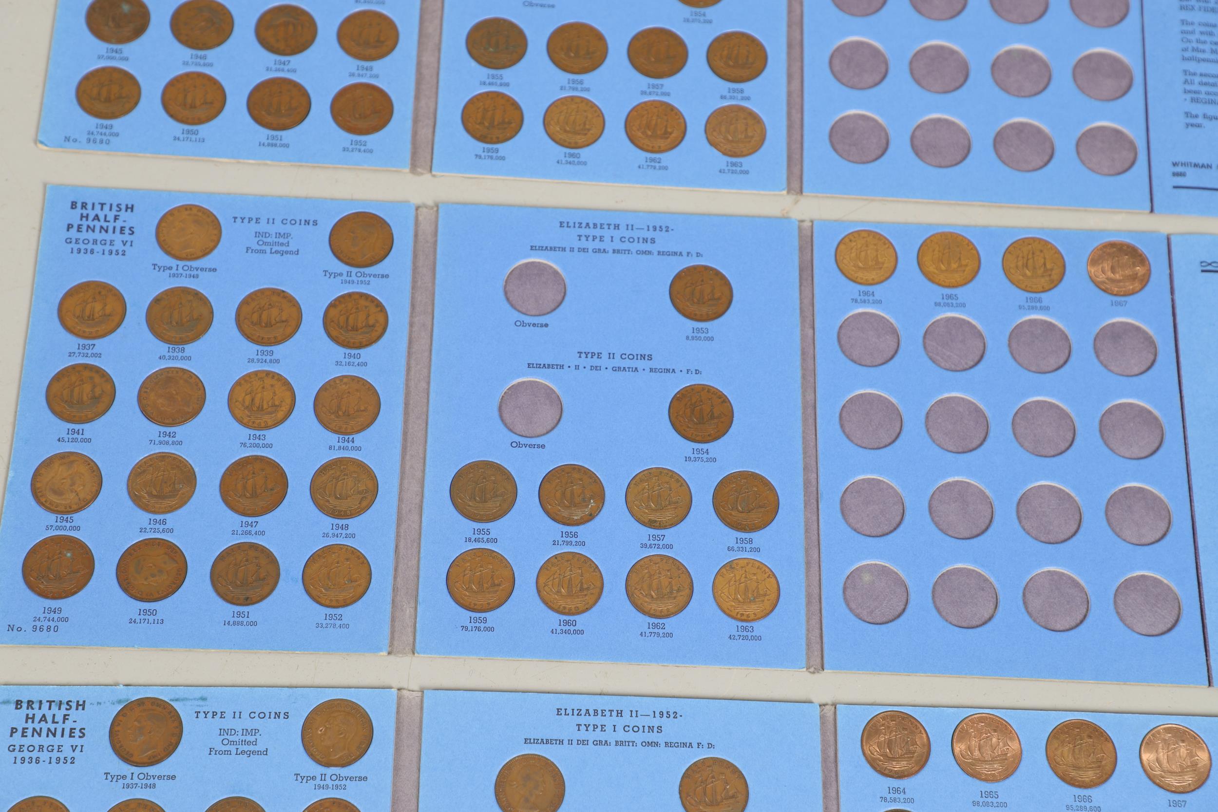 AN EXTENSIVE DATE RUN OF HALF PENNIES, EDWARD VII AND LATER. - Bild 6 aus 12