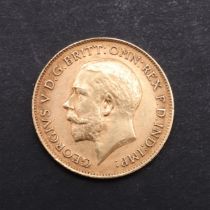 A GEORGE V HALF SOVEREIGN, 1914.