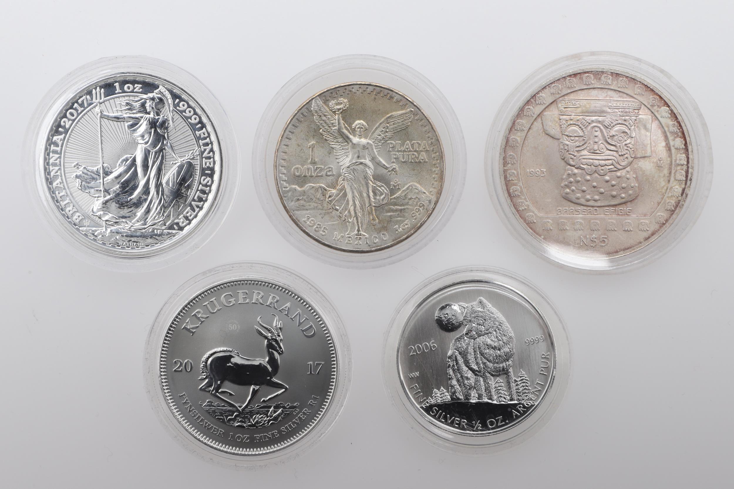 A SILVER BRITANNIA, 2017 AND FIVE OTHER RECENT SILVER ISSUES. - Image 4 of 4