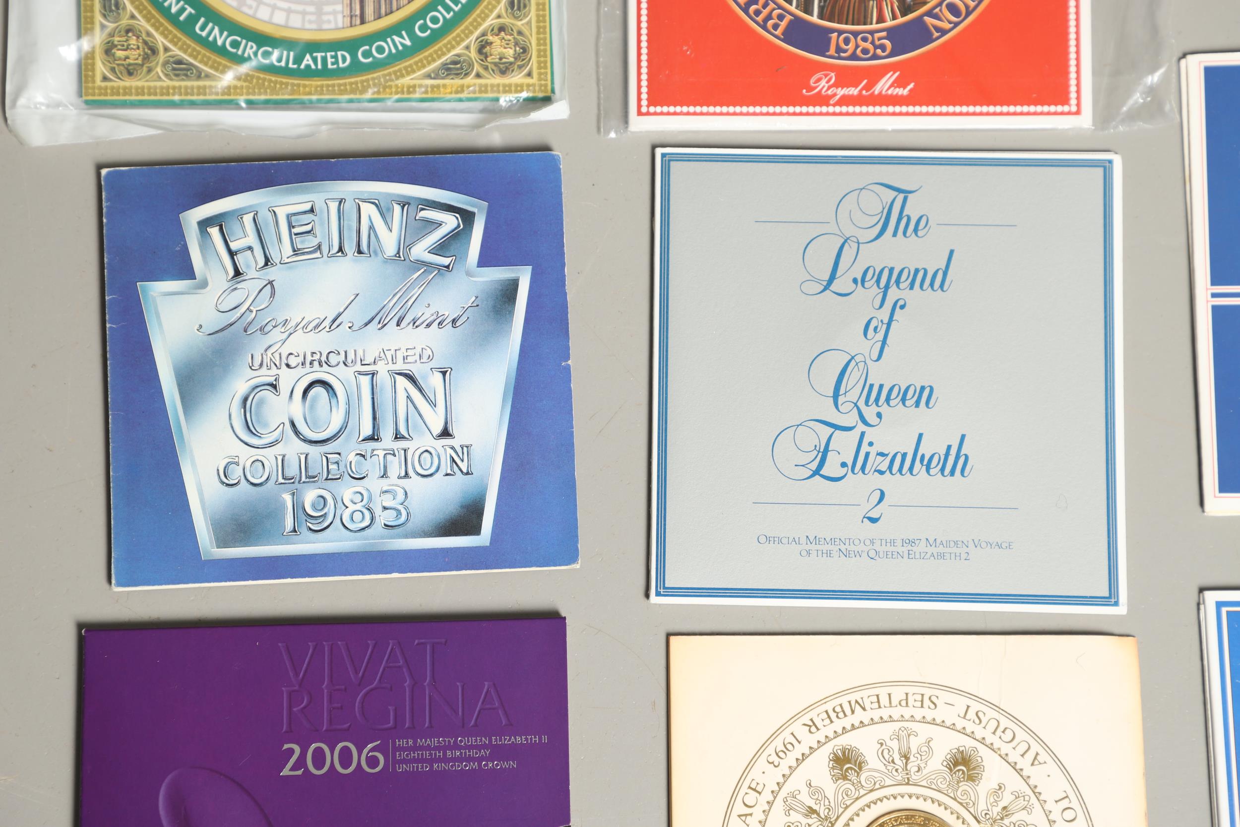 A COLLECTION OF ROYAL MINT UNCIRCULATED ANNUAL COIN SETS AND OTHERS. - Image 7 of 8
