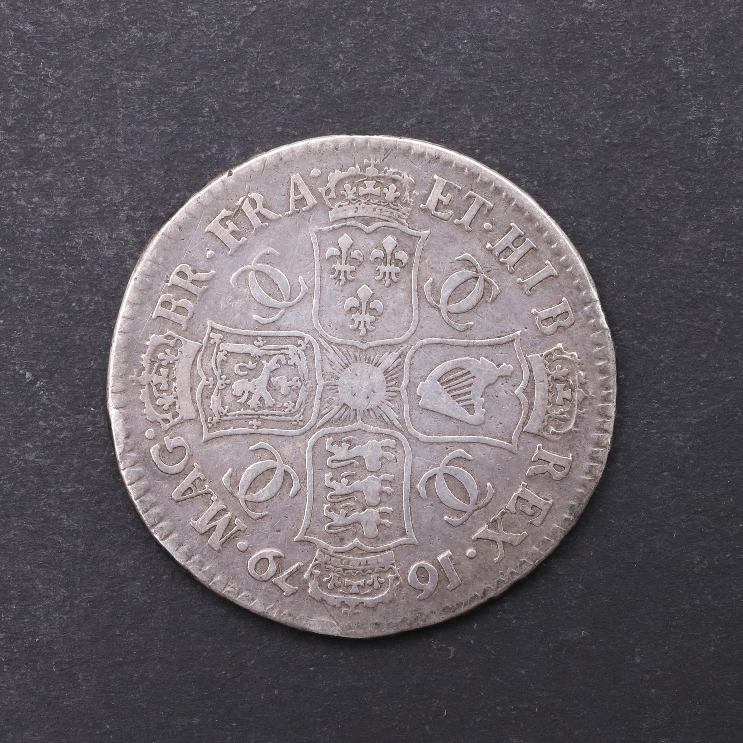 A CHARLES II HALFCROWN, 1679. - Bild 2 aus 3