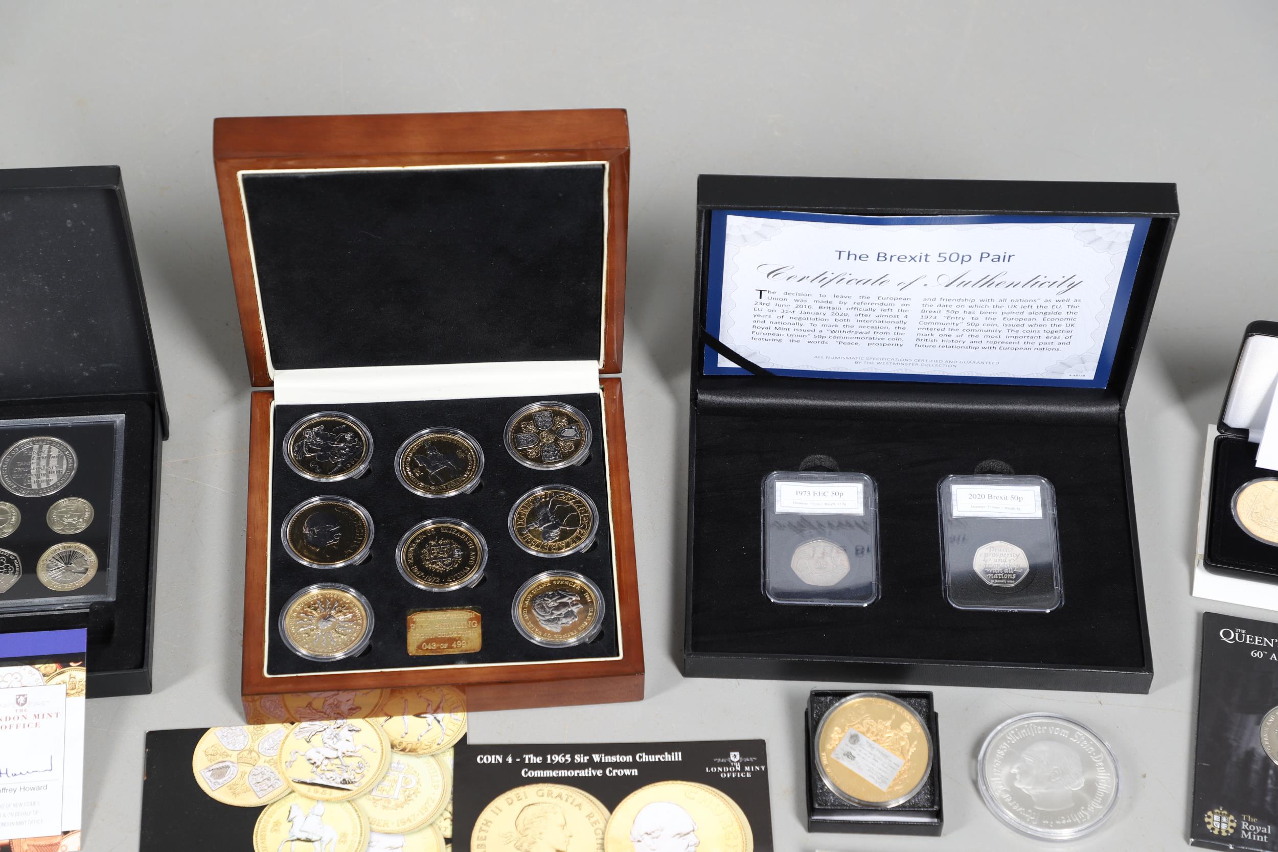 A COLLECTION OF ROYAL MINT AND OTHER COMMEMORATIVE AND OTHER ISSUES. - Bild 2 aus 25