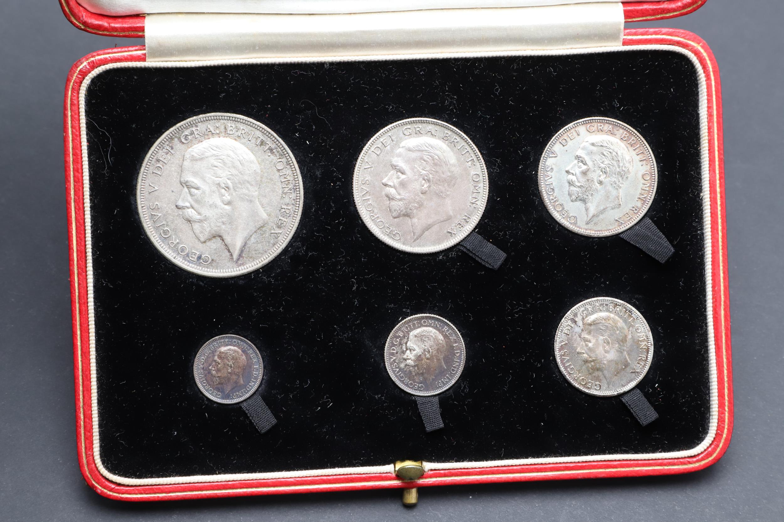 A GEORGE V SIX COIN PROOF SET, 1927. - Image 2 of 5