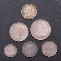QUEEN VICTORIA MAUNDY COINS FOR 1899 AND OTHERS.