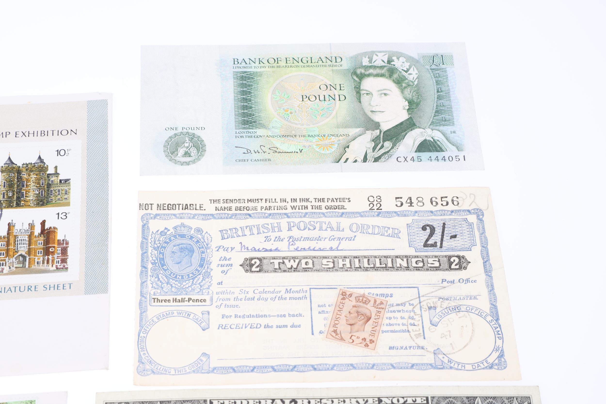 A SMALL COLLECTION OF BANKNOTES TO INCLUDE SEVENTEEN CONSECUTIVE TEN SHILLING NOTES. - Image 6 of 17